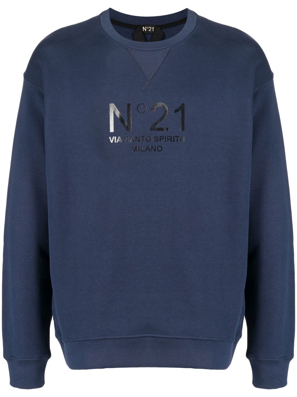 logo-print sweatshirt - 1