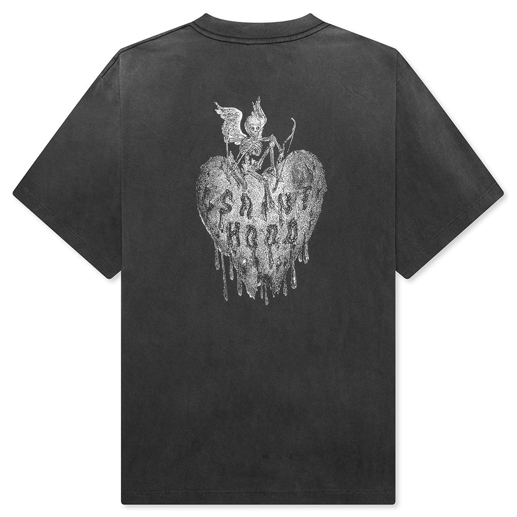 SAINT MICHAEL X NEIGHBORHOOD MX6 STHD FEARLESS S/S SHIRT - BLACK - 2