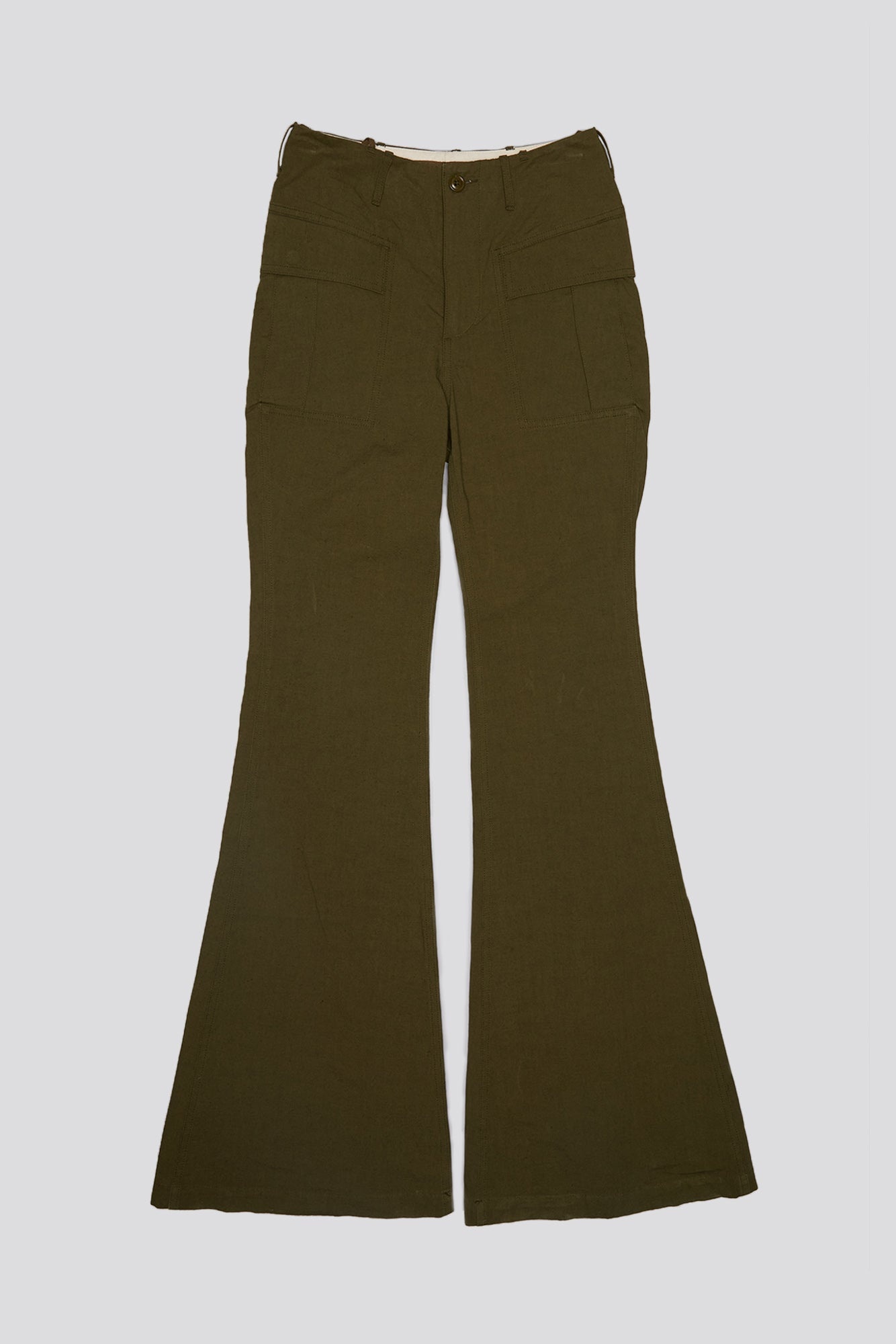 FLARE LEG PANT - OLIVE - 4
