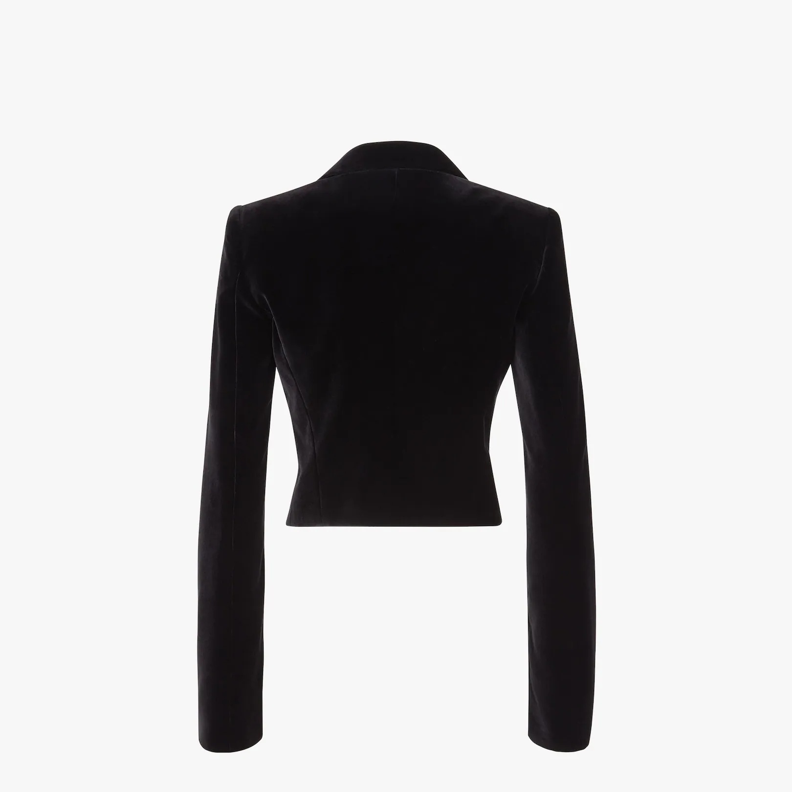 Black velvet jacket - 2