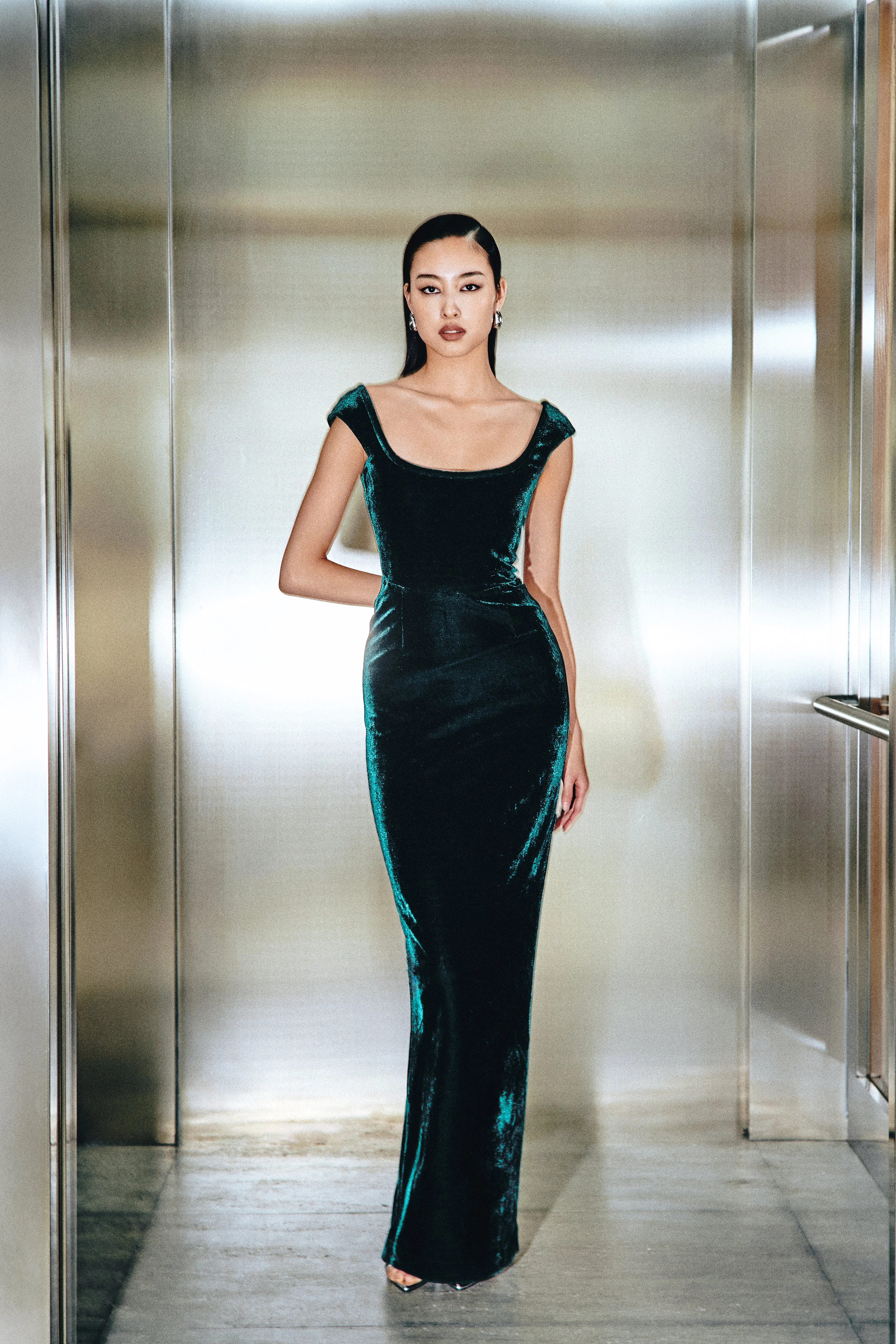 BROOKE VELVET GOWN - 1