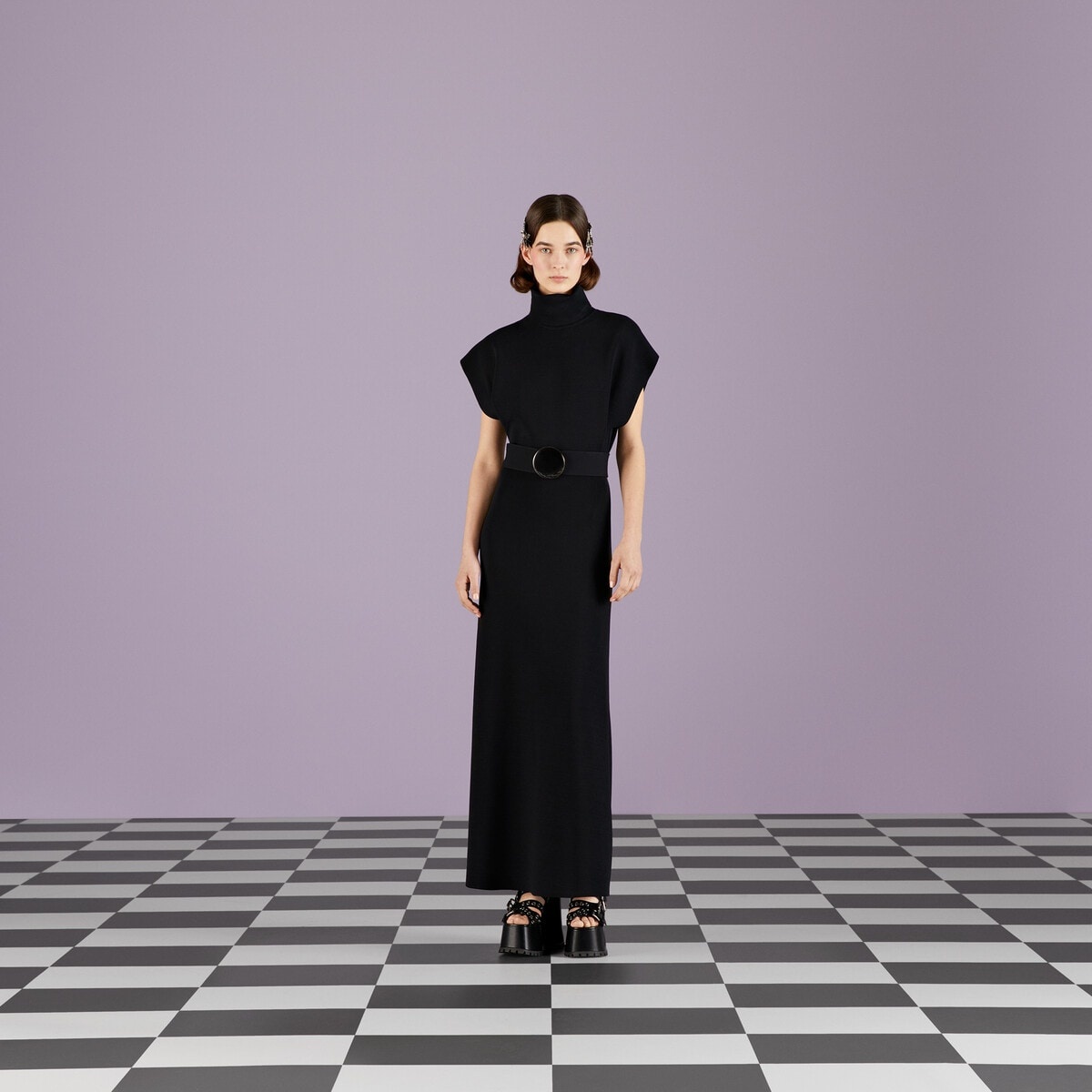 Stretch viscose dress - 7