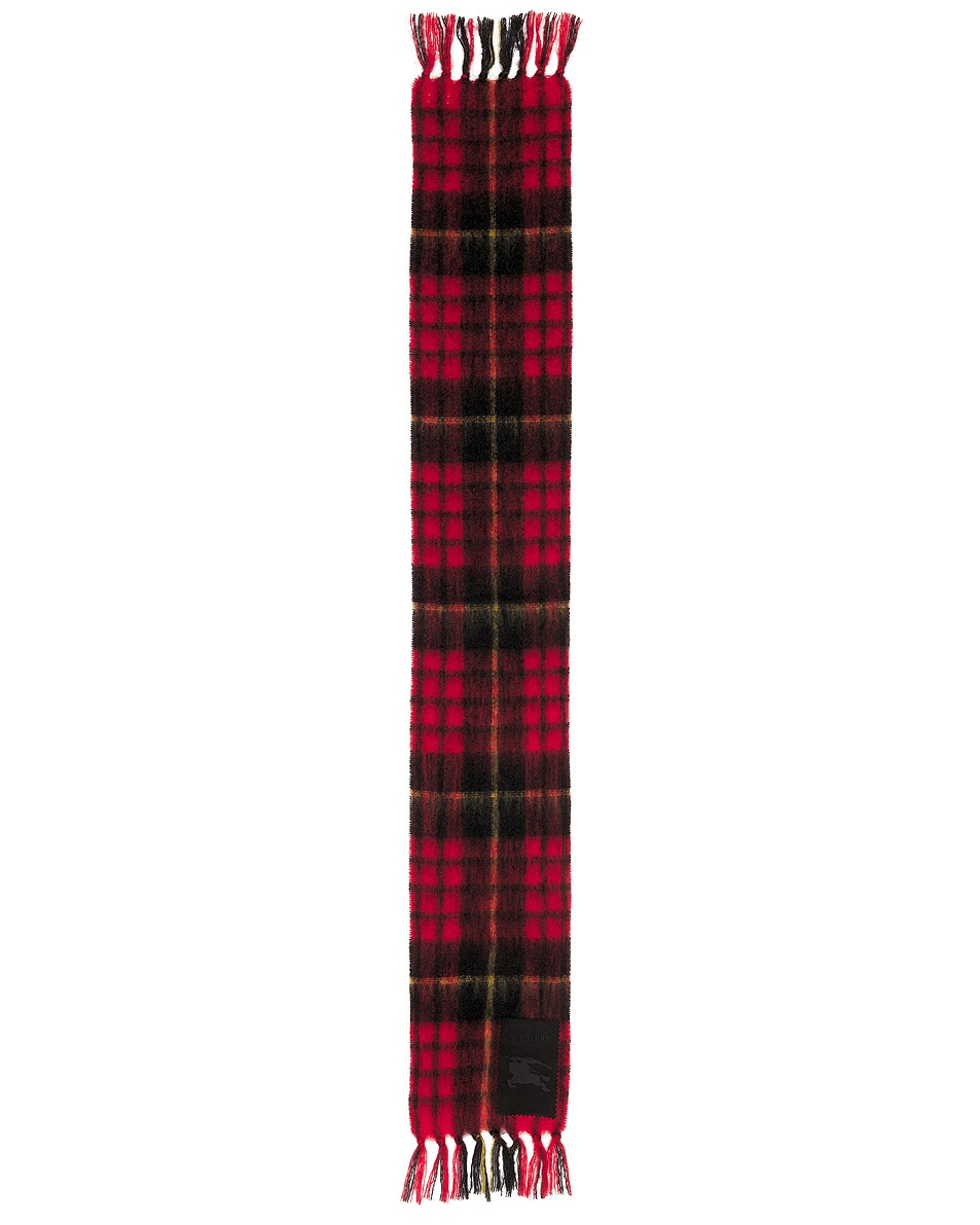 Tartan Check Mohair Scarf - 2