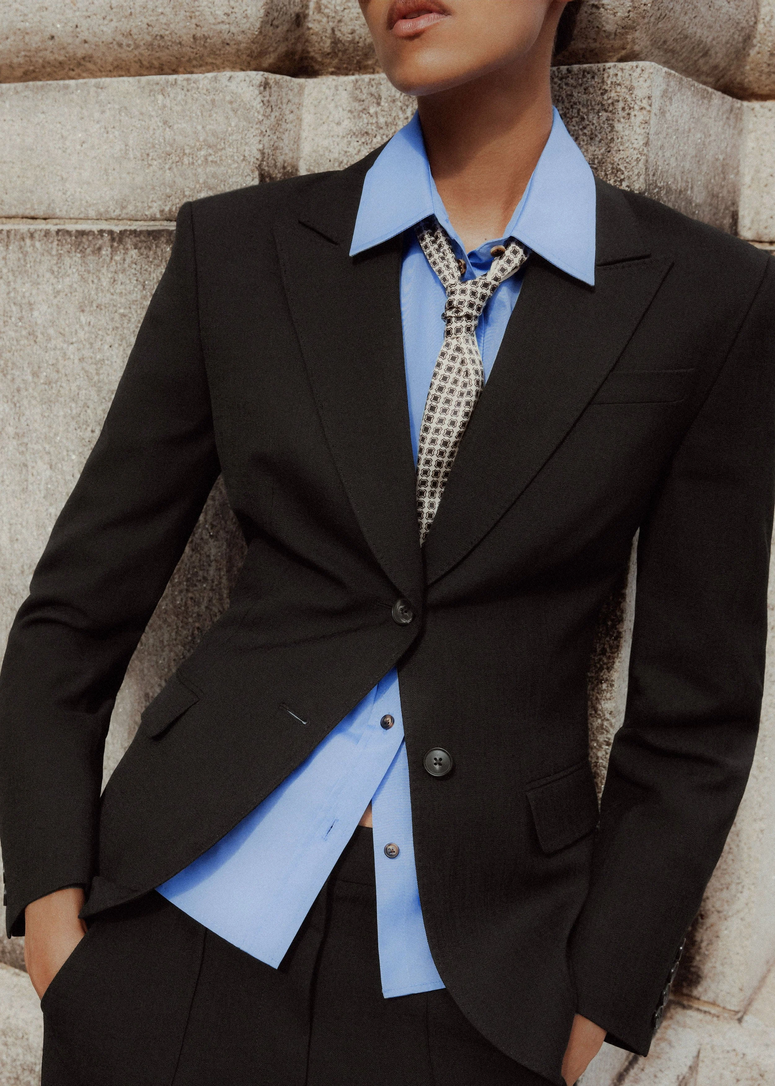 Sharp Contour Blazer - 1