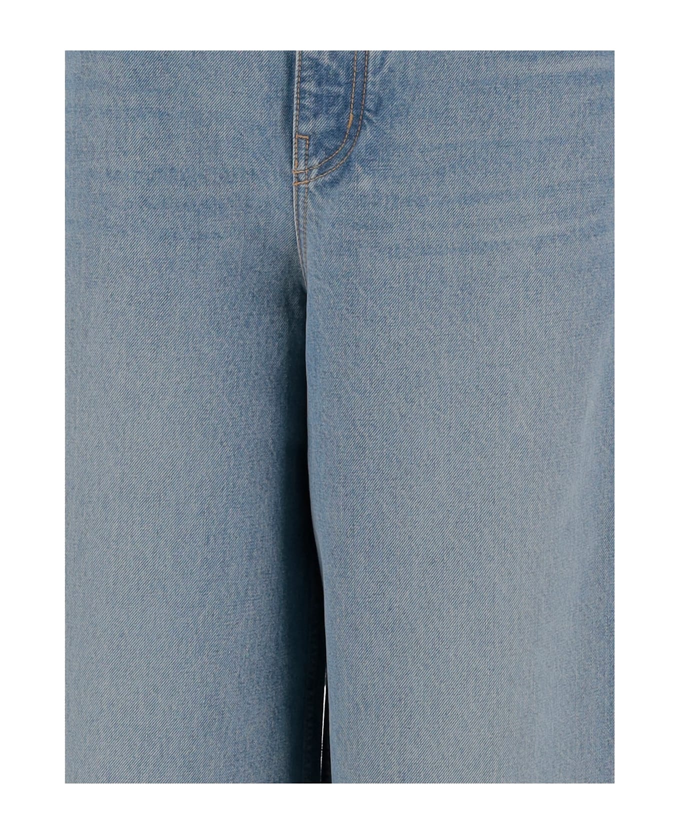 Wide-leg, High-waisted Jeans - 3