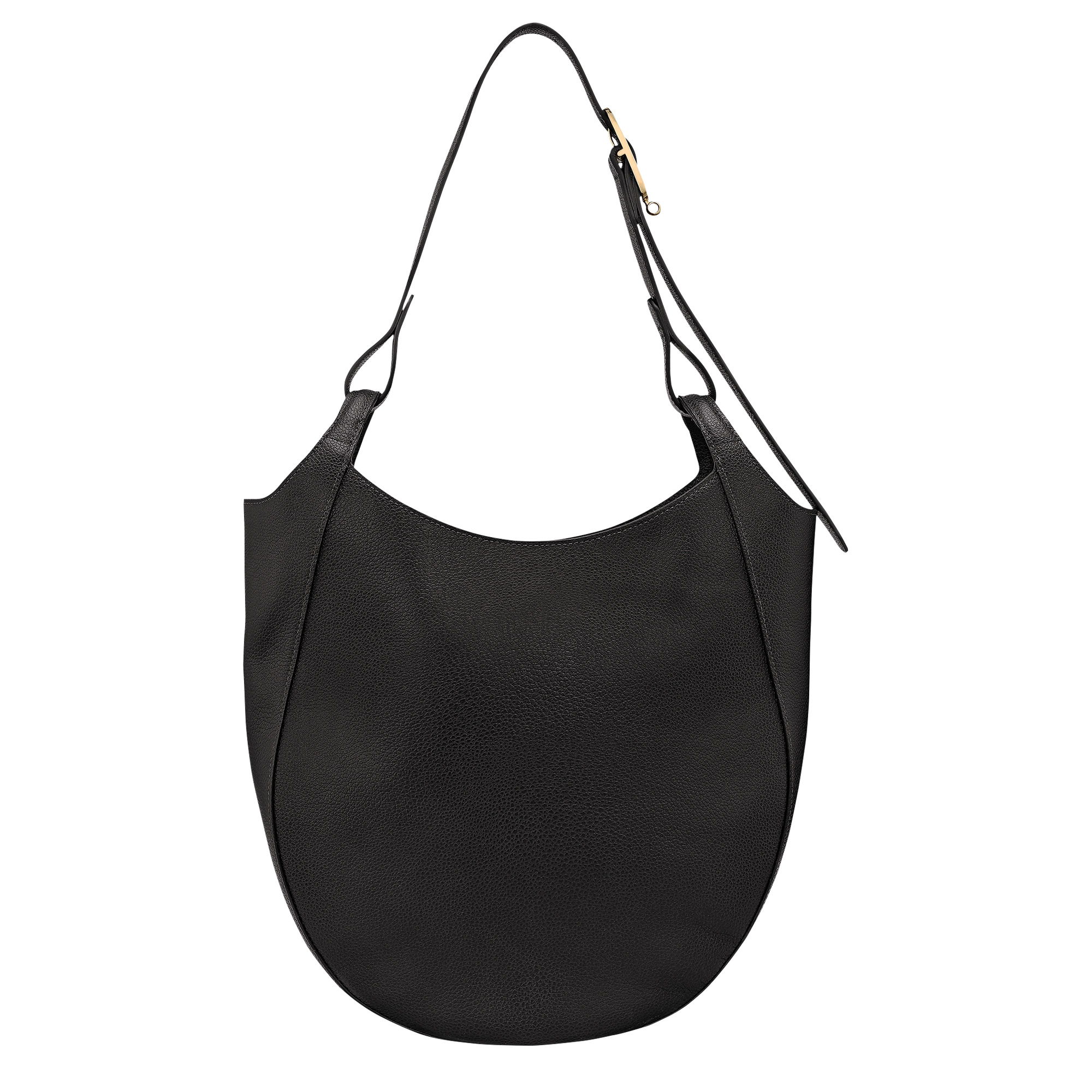 Le Foulonné L Hobo bag Black - Leather - 4