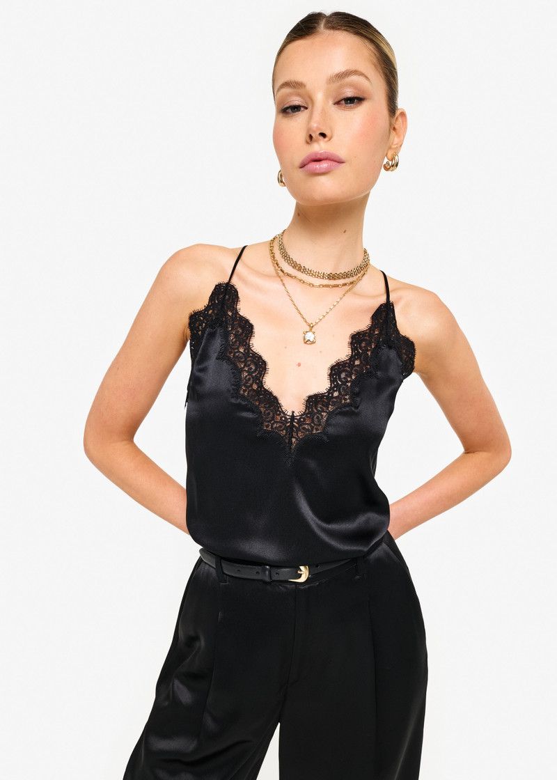 CAMI NYC EVERLY CAMISOLE BLACK outlook