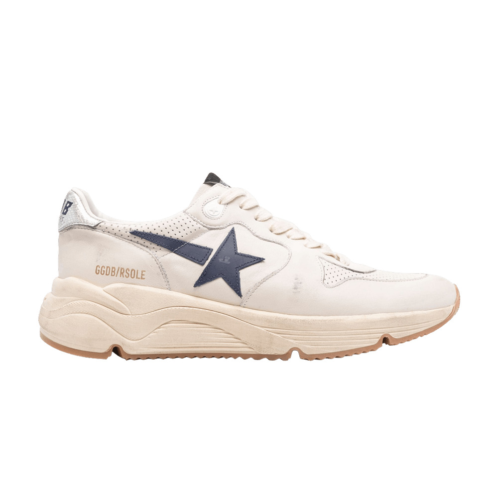 Golden Goose Running Sole 'Ecru Blue Silver' - 1