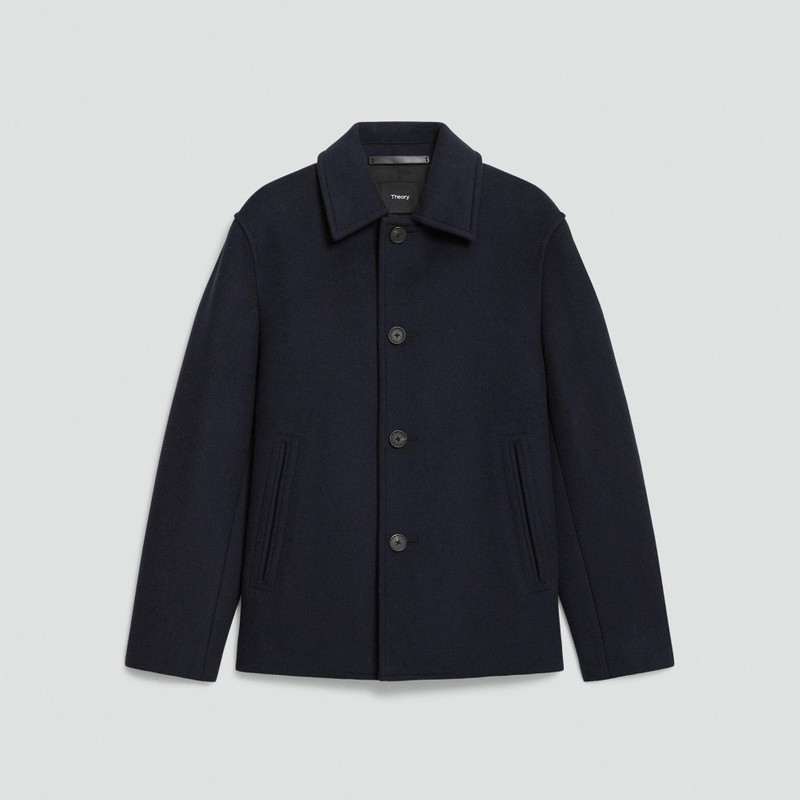 Peacoat in Plush Melton 1