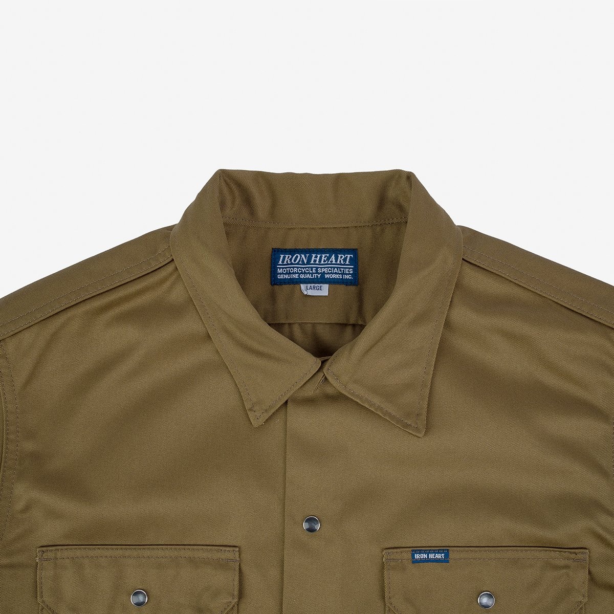 IHSH-383-BRN-NP 9oz T/C Mechanic Shirt - Brown - 6