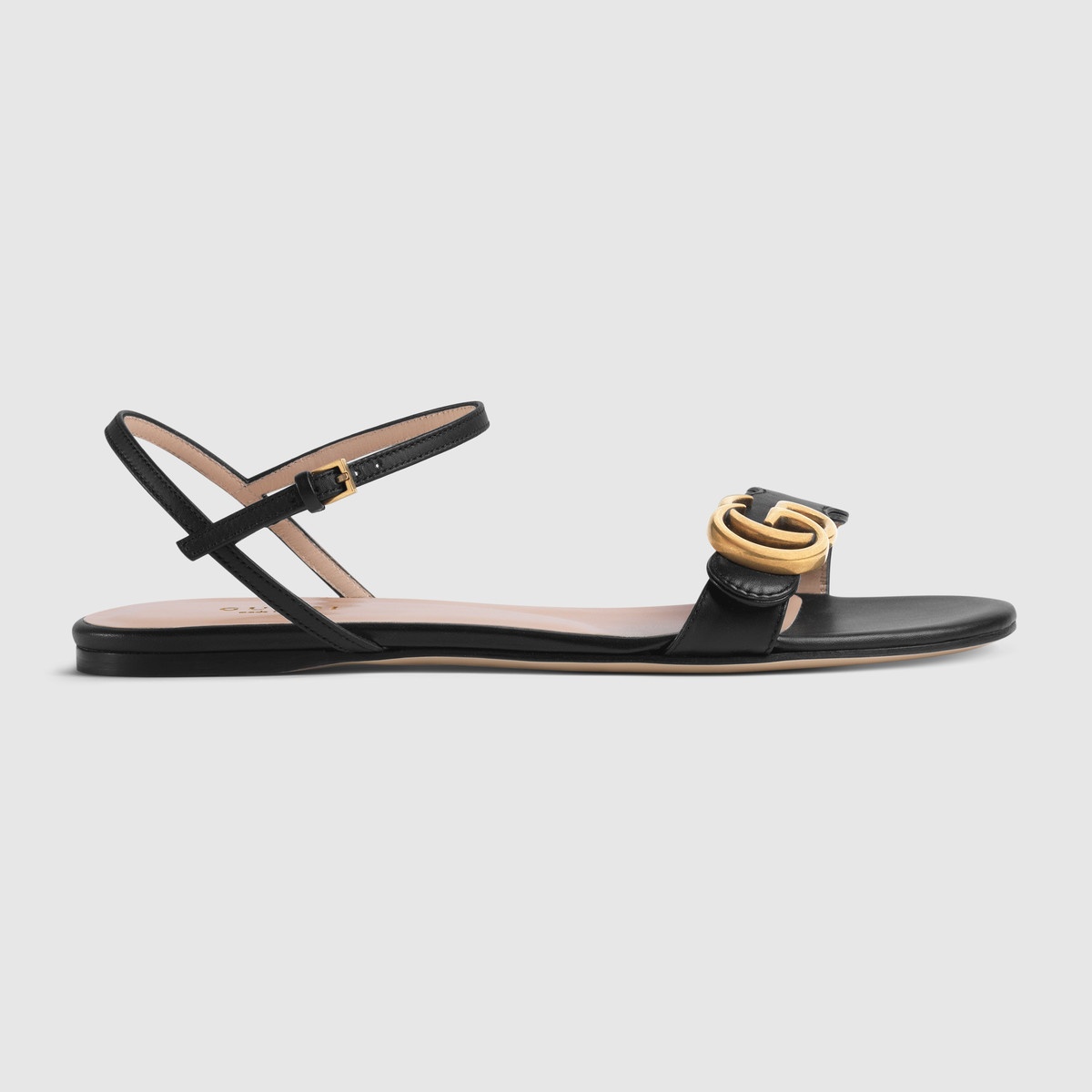 Leather Double G sandal - 1