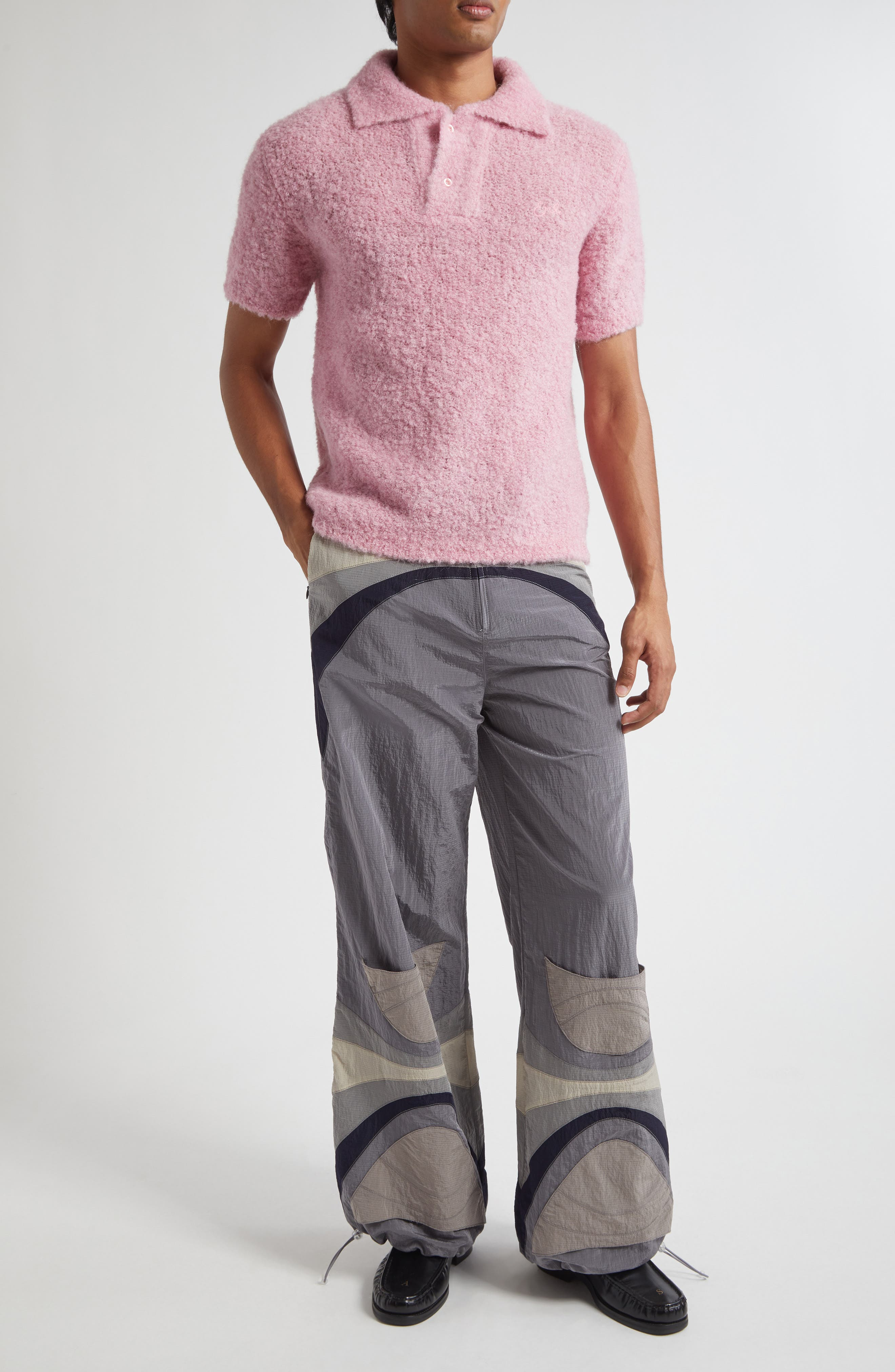 ERL Gender Inclusive Nylon Rave Pants in Grey at Nordstrom - 9