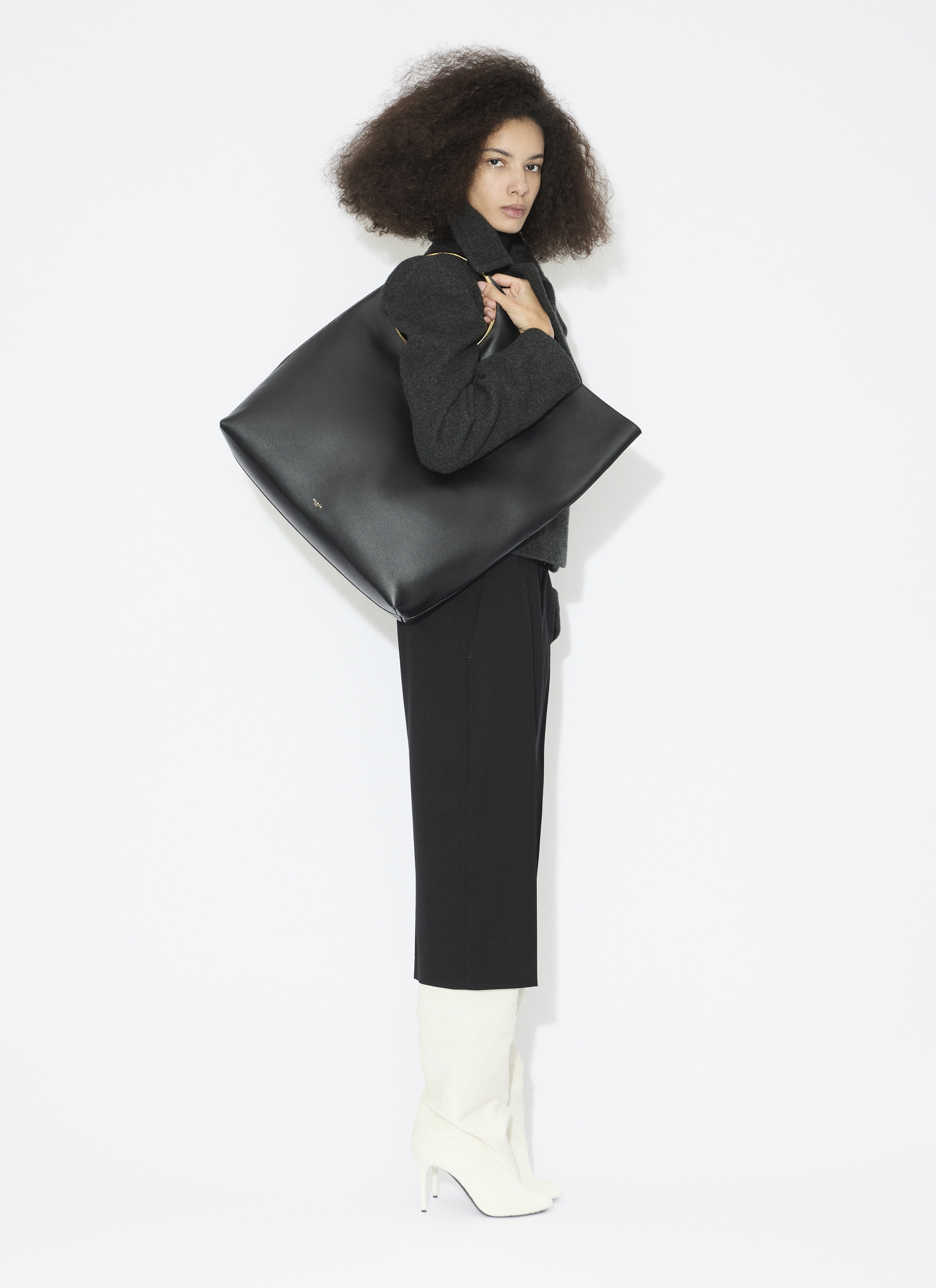 MERINO WOOL PEA COAT - 4