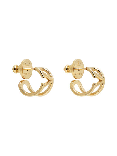 Valentino Gold Mini VLogo Signature Earrings outlook