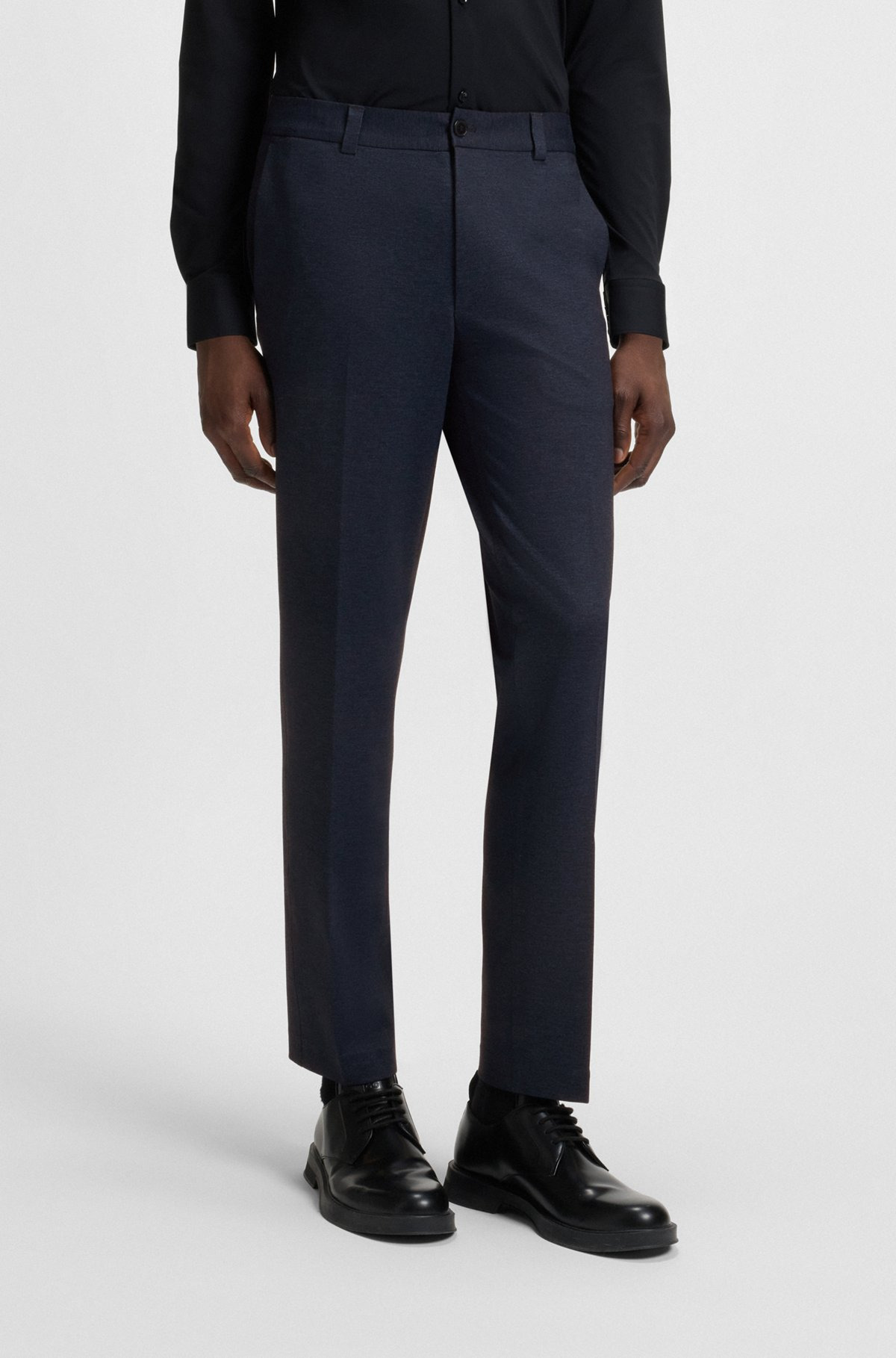 EXTRA-SLIM-FIT STRETCH-JERSEY PANTS - 2
