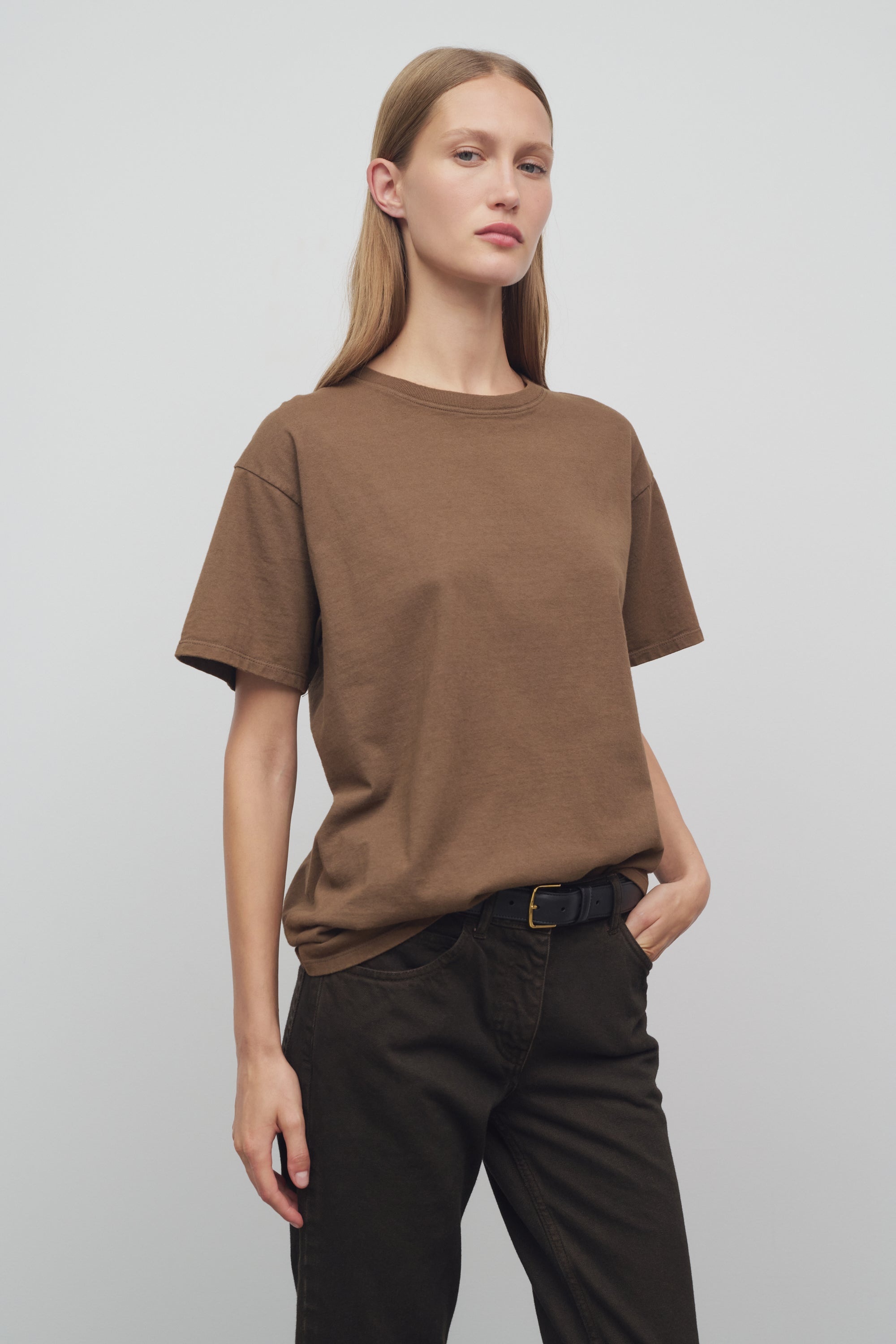 Ash Top in Cotton and Silk - 3