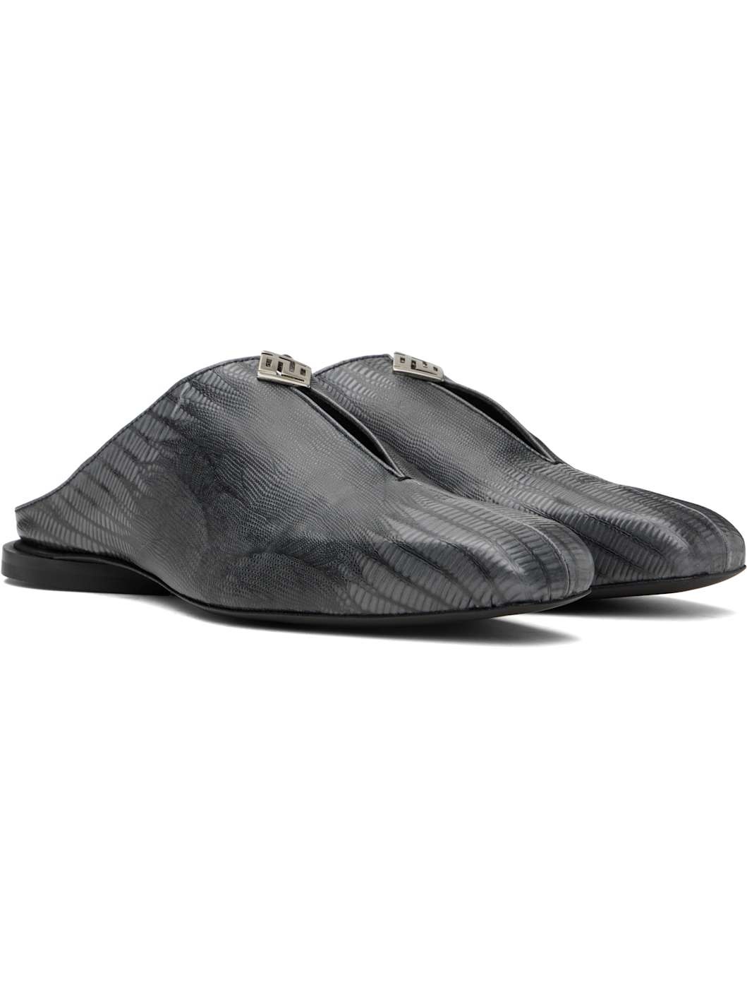 Gray Jamal Slit Slippers - 4