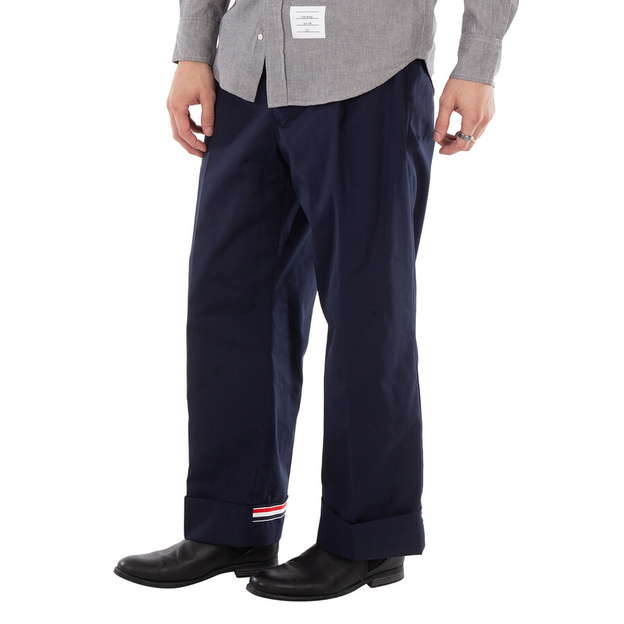 Thom Browne Men's RWB-Stripe Tailored Trousers - 5
