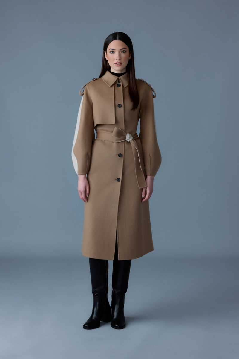 MACKAGE CEYLA Double-Face Wool Coat with Sash Belt outlook