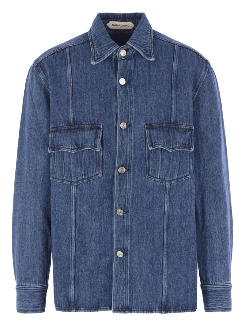 Han long-sleeve denim shirt 1