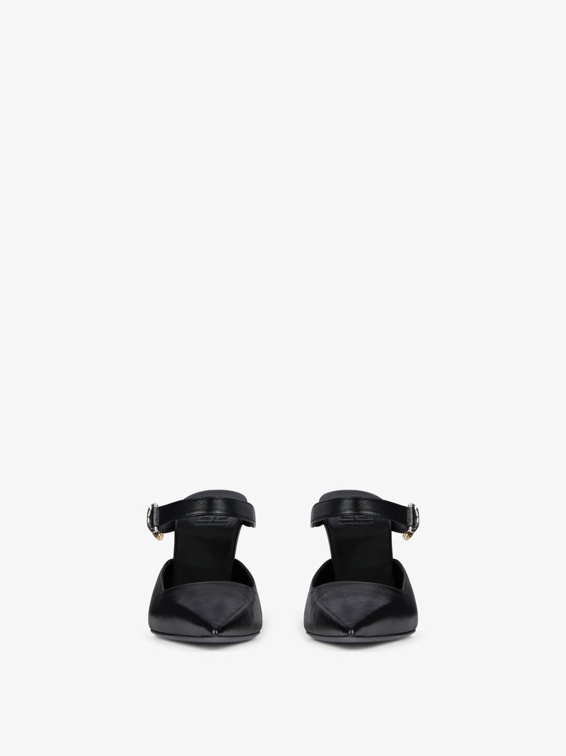 Givenchy VOYOU SLINGBACKS IN LEATHER outlook