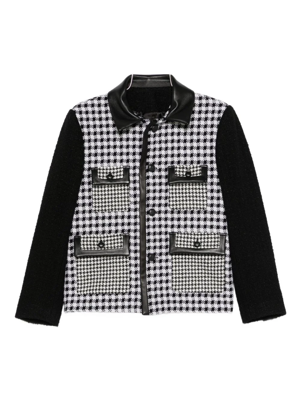 houndstooth pocket jacket - 1
