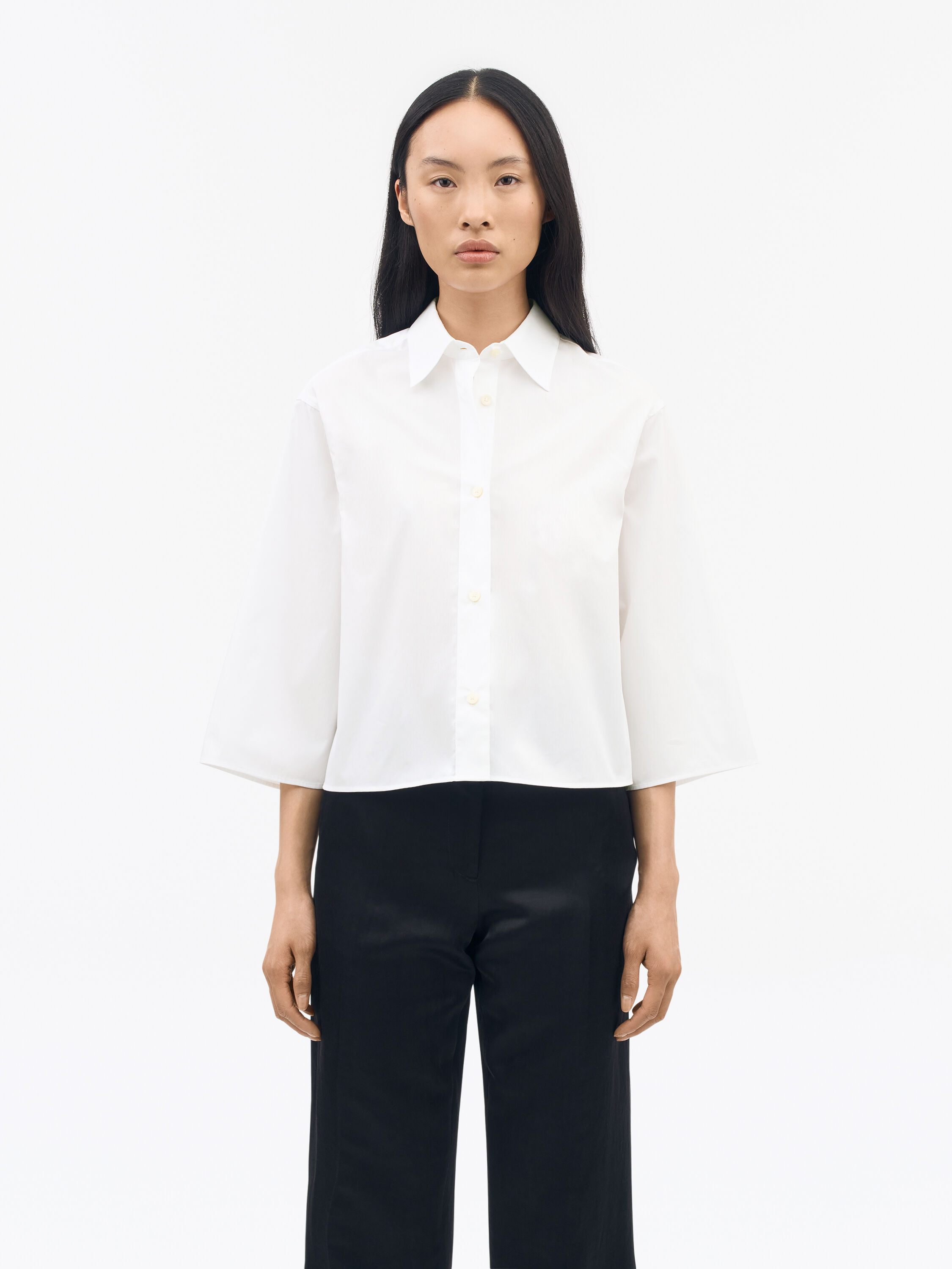 Corins Relaxed-Fit Cropped Shirt - 3