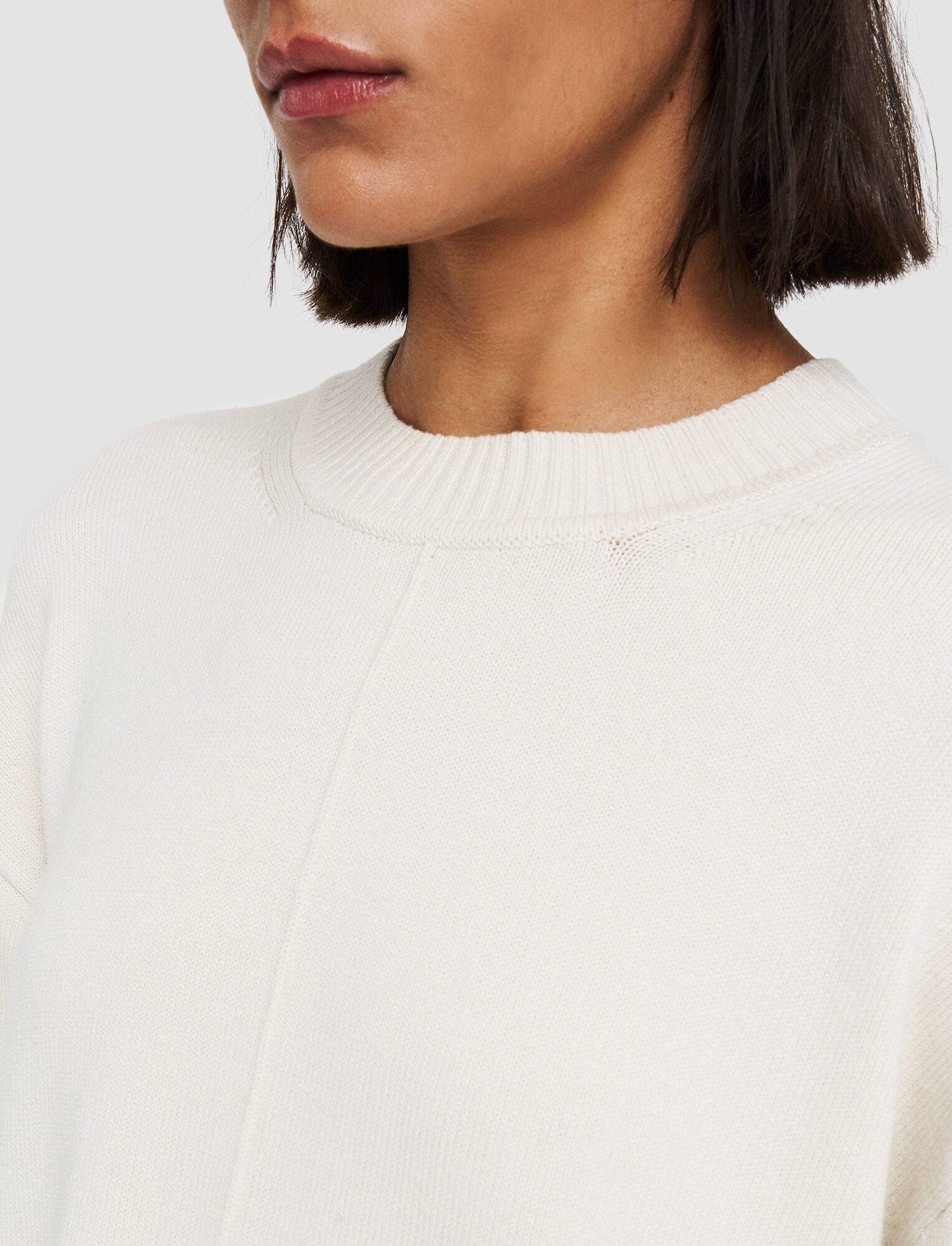 Silk Cashmere Crew Neck Jumper - 5