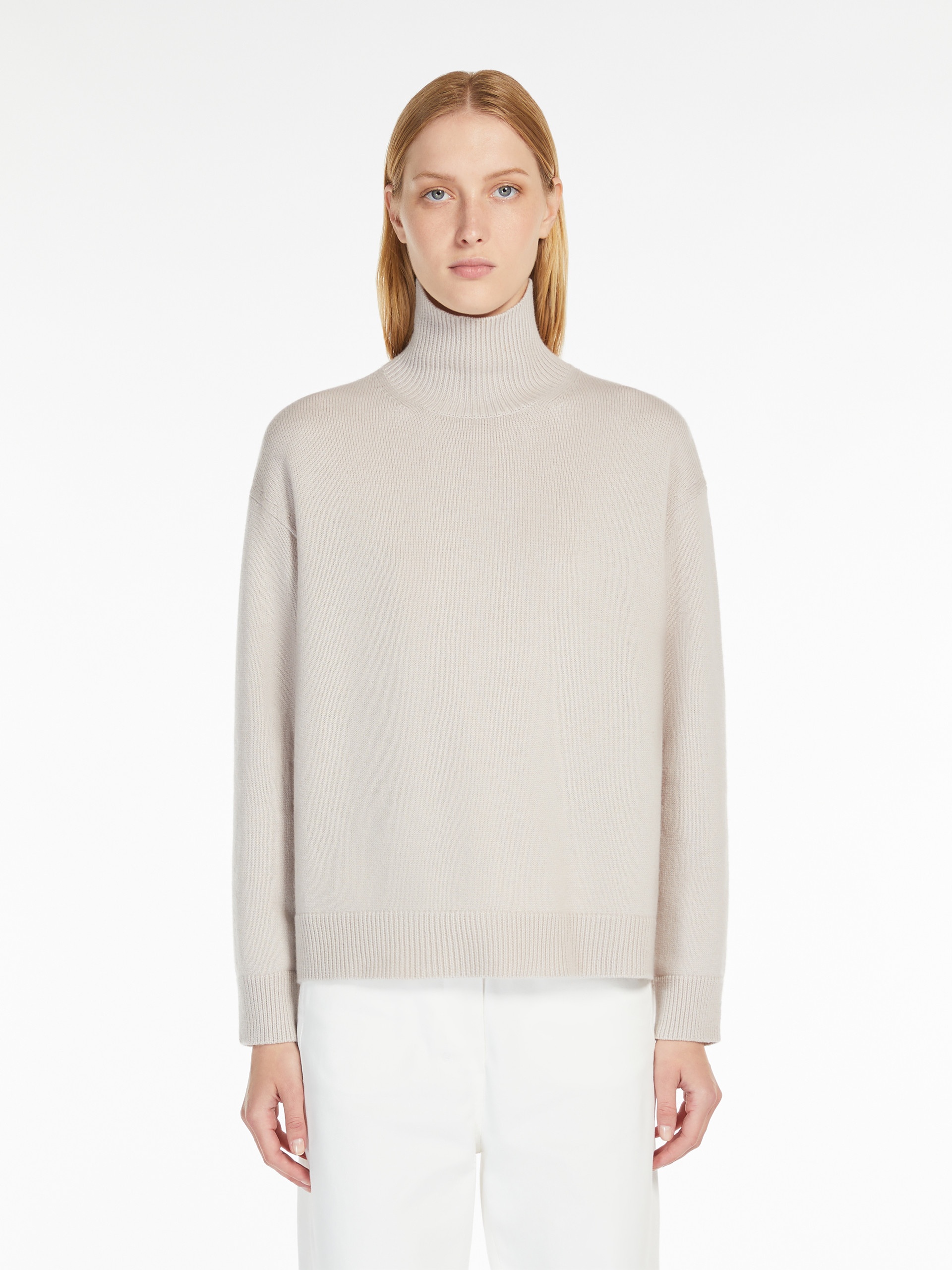 MARTA Wool and cashmere polo-neck sweater - 3
