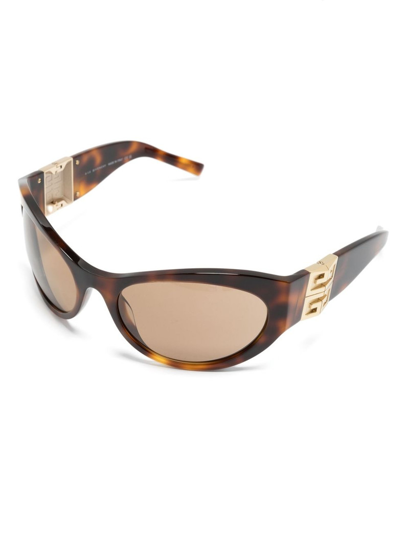 Givenchy 4G-motif oversize-frame sunglasses outlook