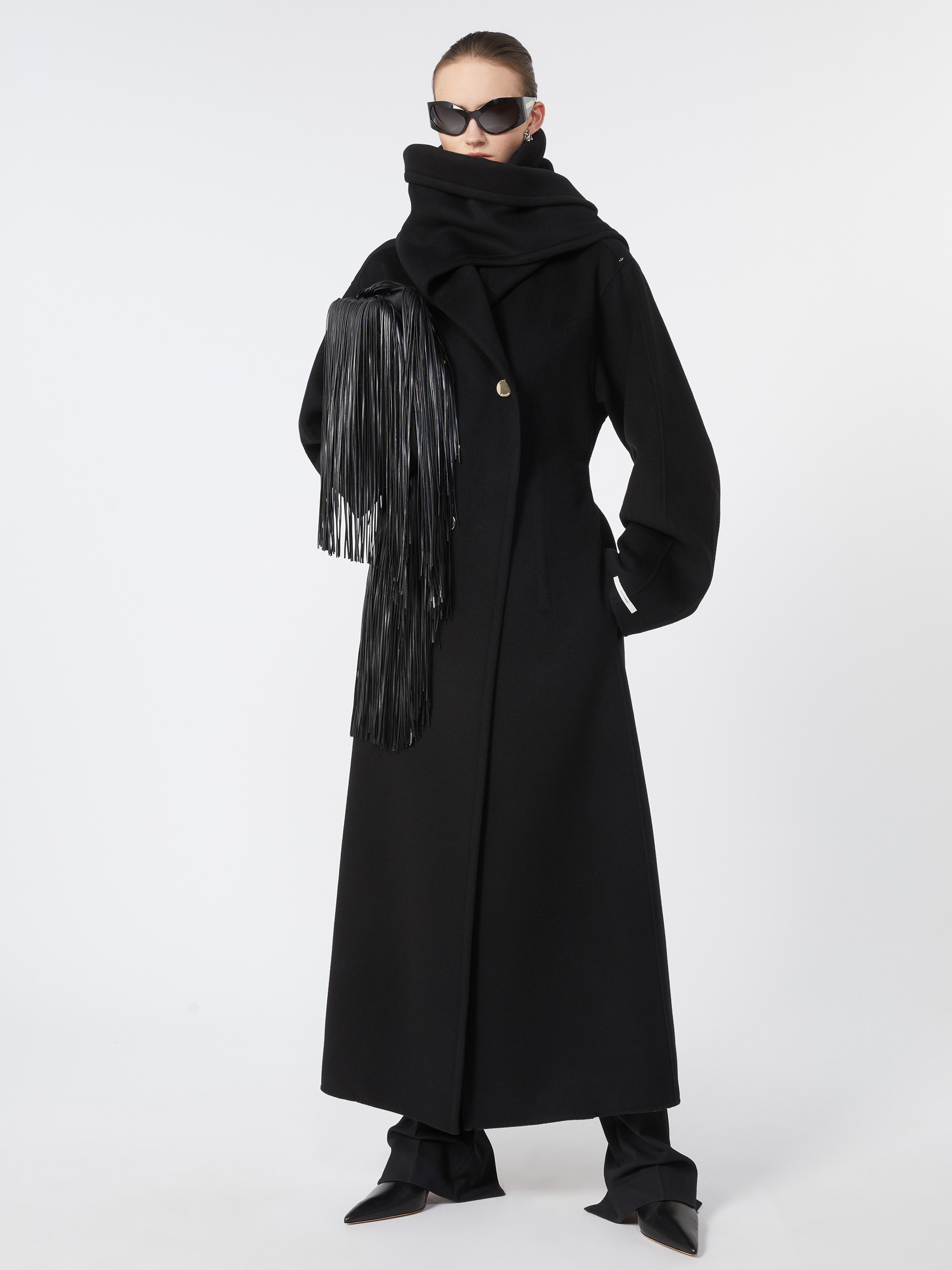 Coat 22522086031600 Woman コート 013 SPORTMAX Black