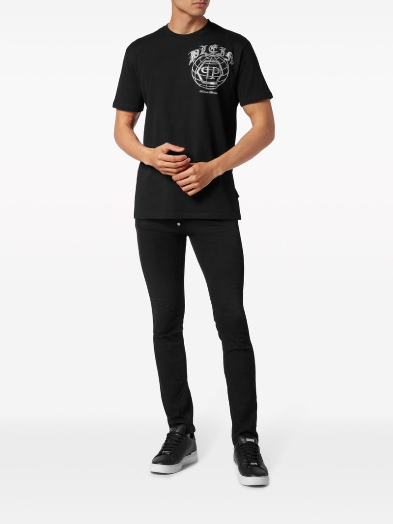 PHILIPP PLEIN logo-print cotton T-shirt outlook