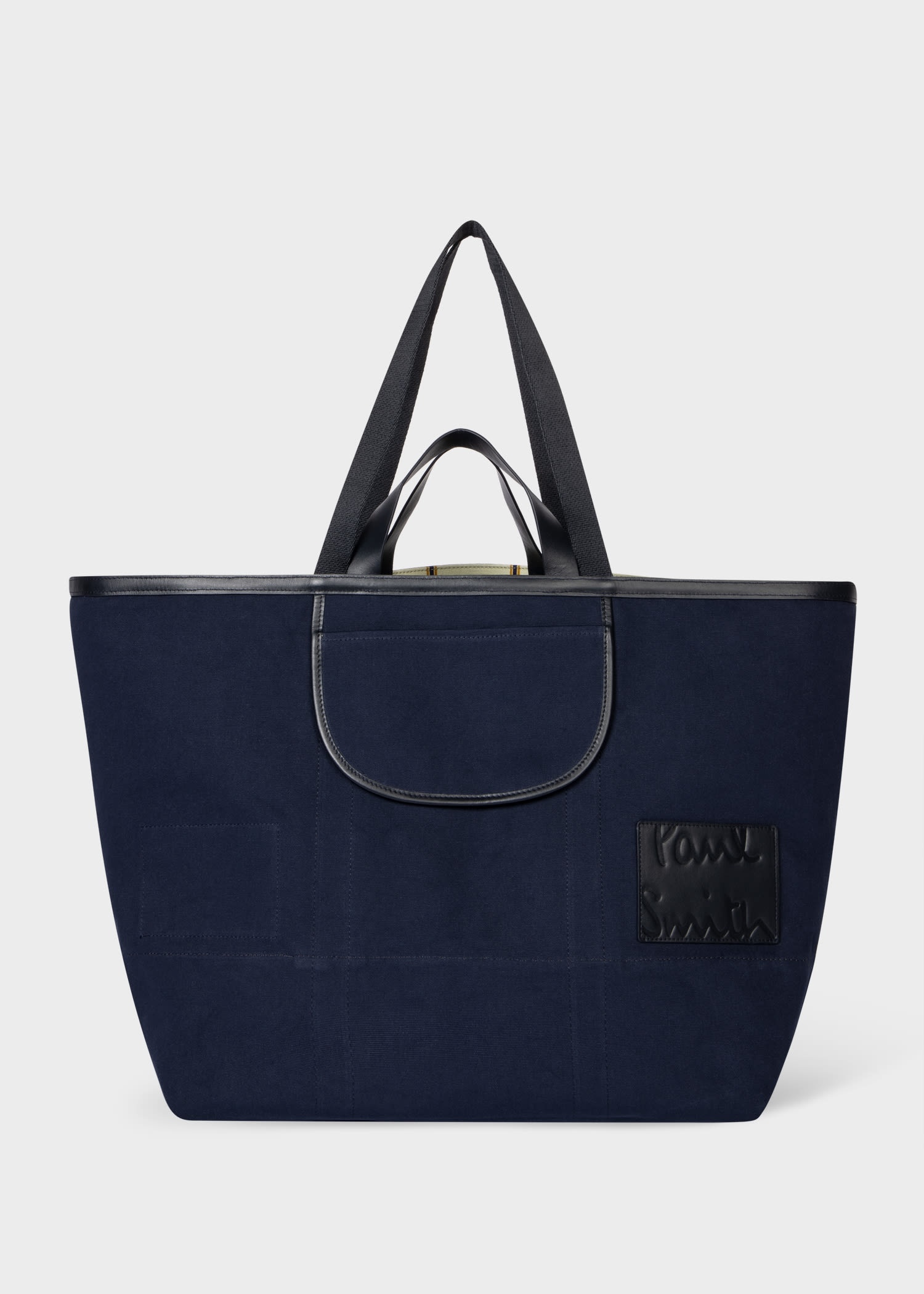 Reversible Cotton Tote Bag - 8