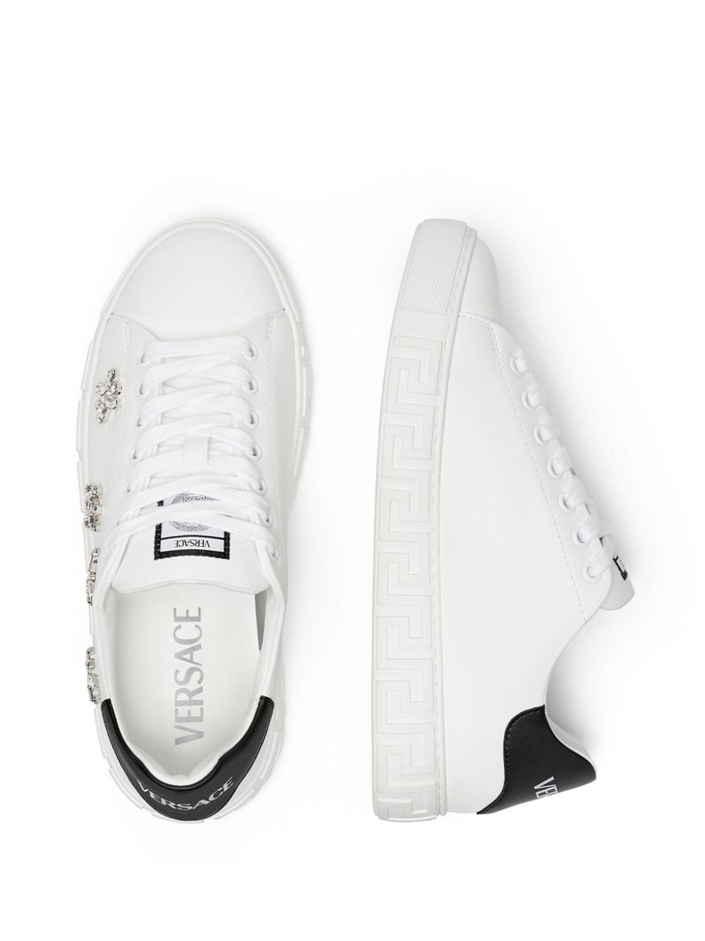 Crystal Greca sneakers - 3