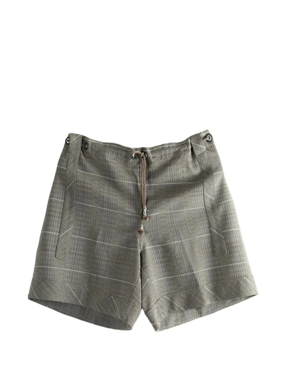 checked shorts - 1