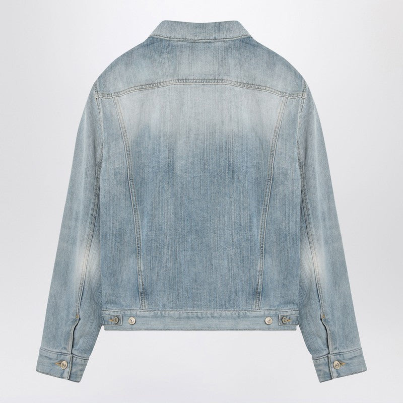 Balenciaga Light Blue Denim Jacket Women - 2