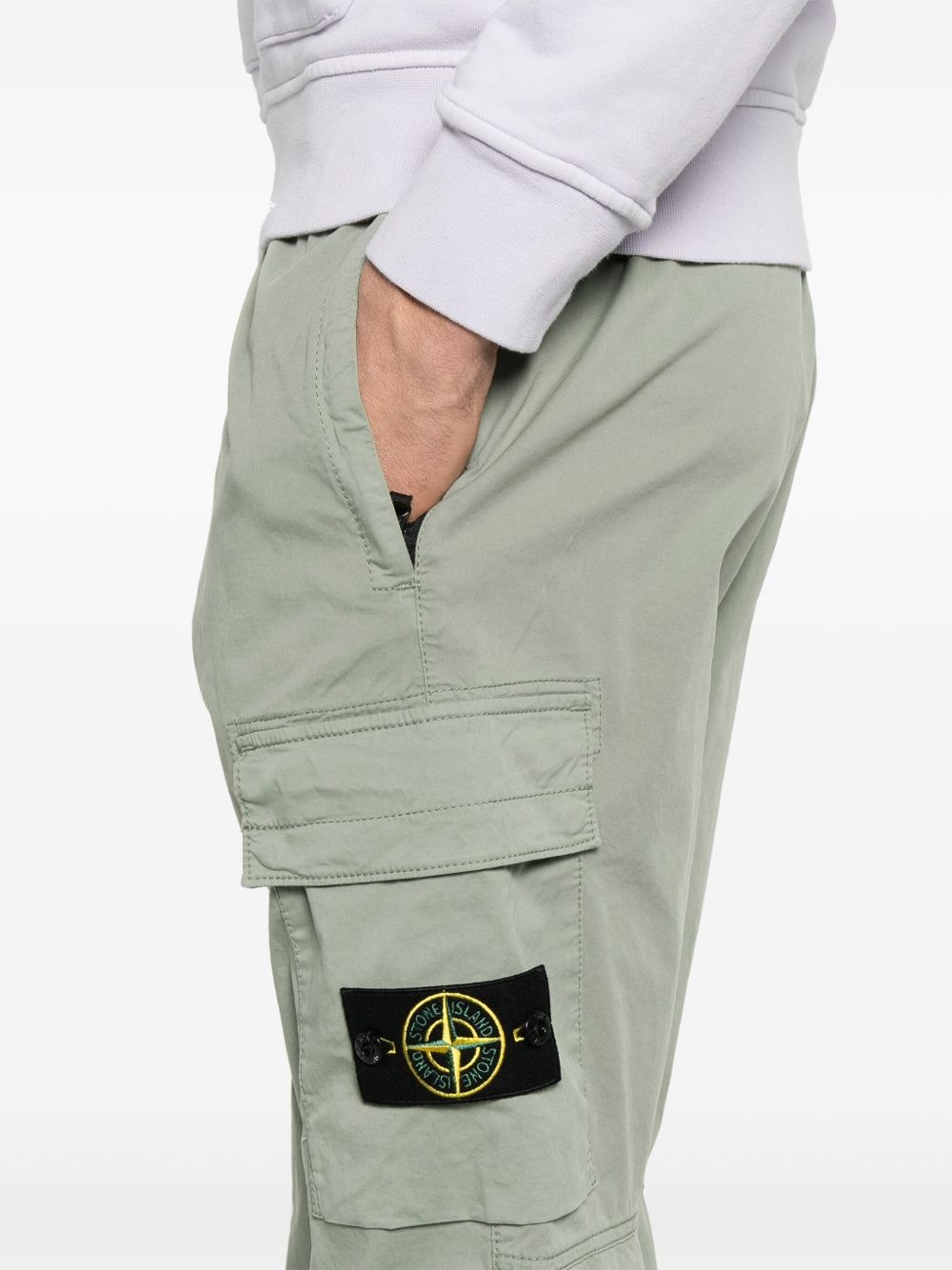 twill-weave cargo pants - 5