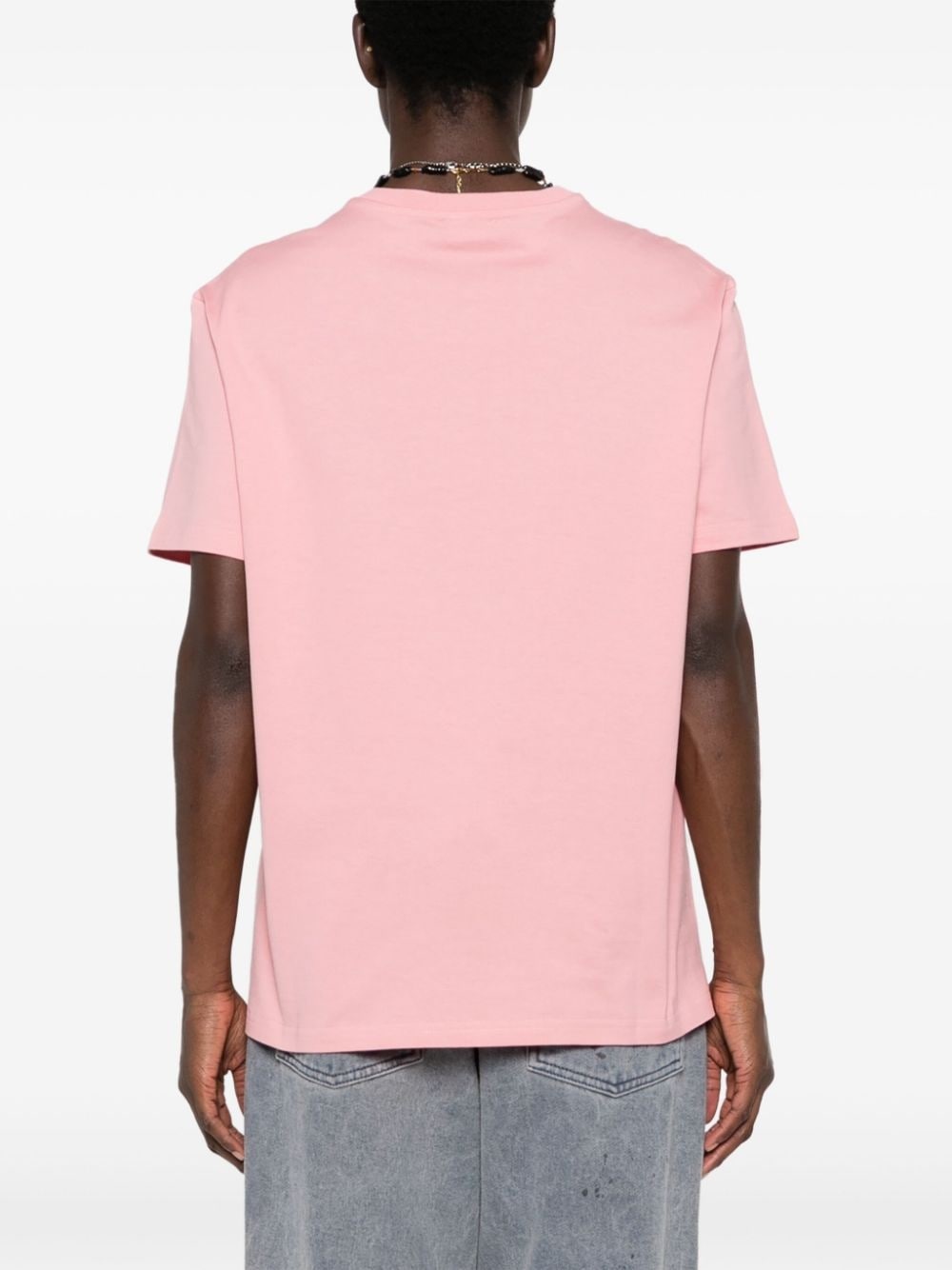 Pegaso-motif cotton T-shirt - 4
