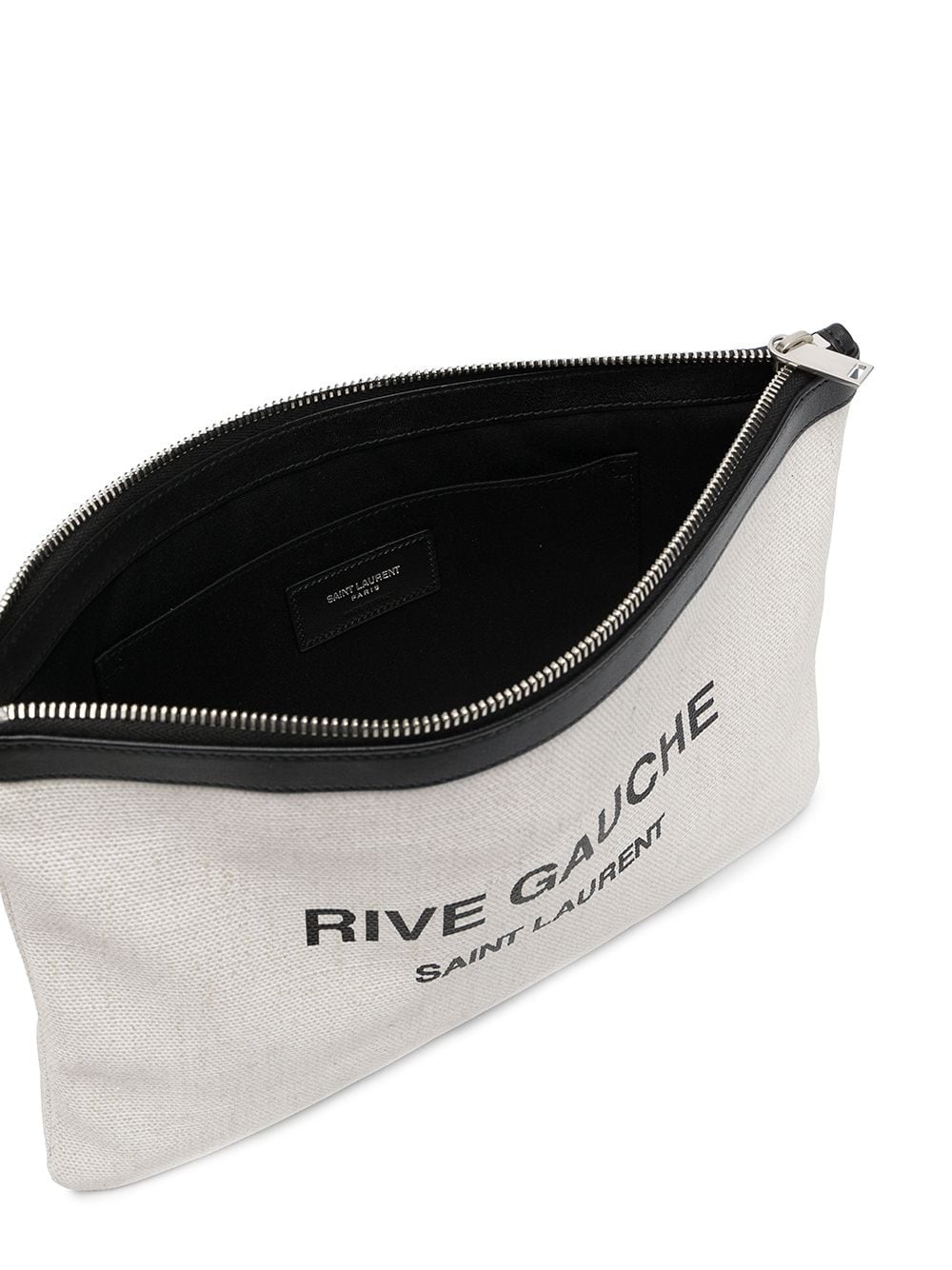 logo-print clutch - 5