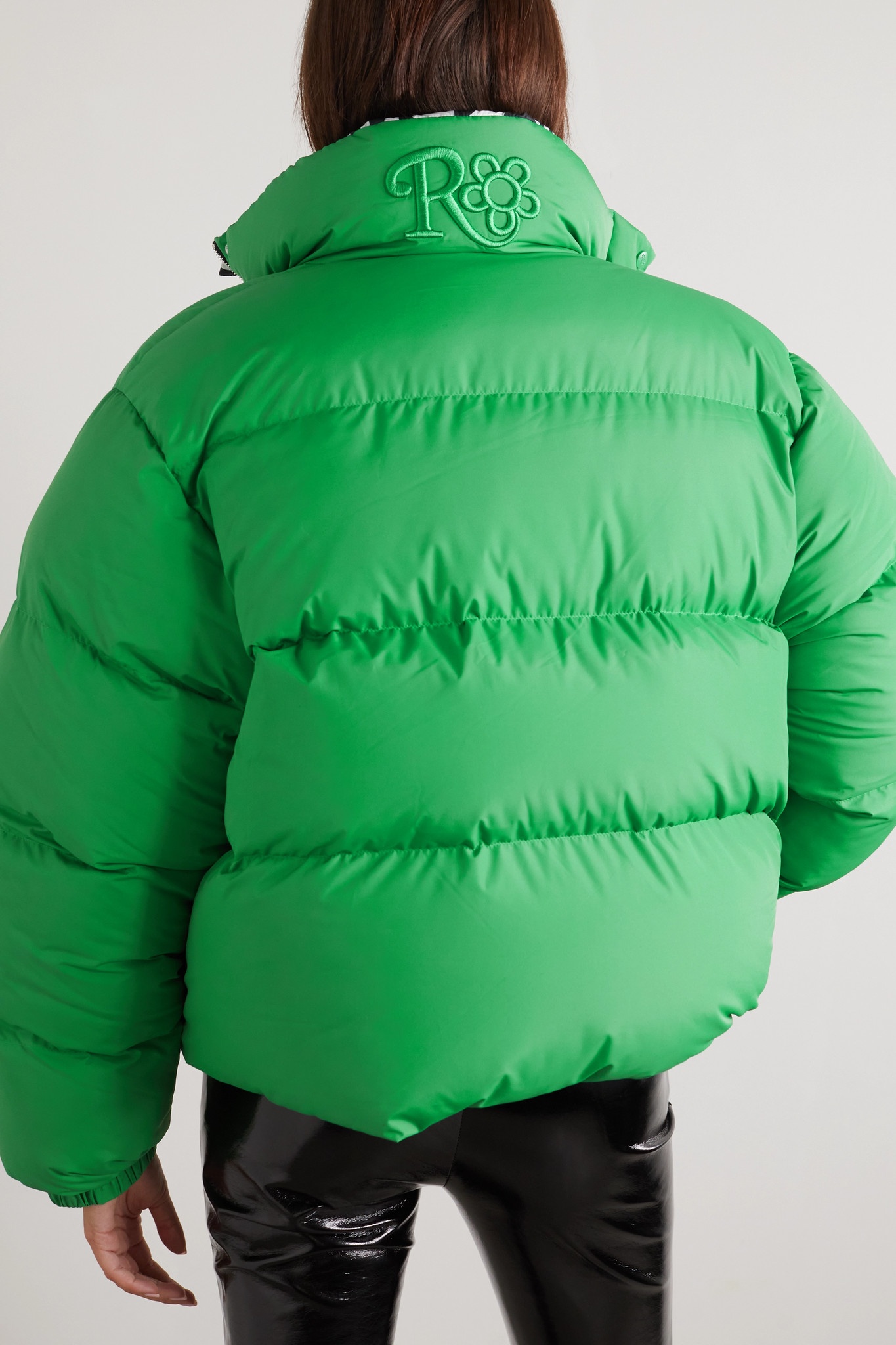 Reversible quilted shell down jacket - 3