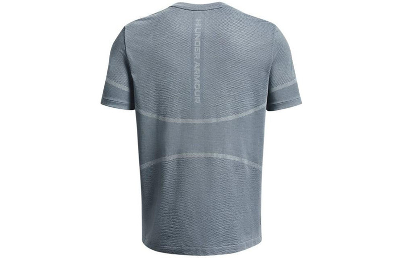 Under Armour Under Armour Rush™ Seamless Legacy T-Shirt 'Grey Blue' 1376781-465 outlook