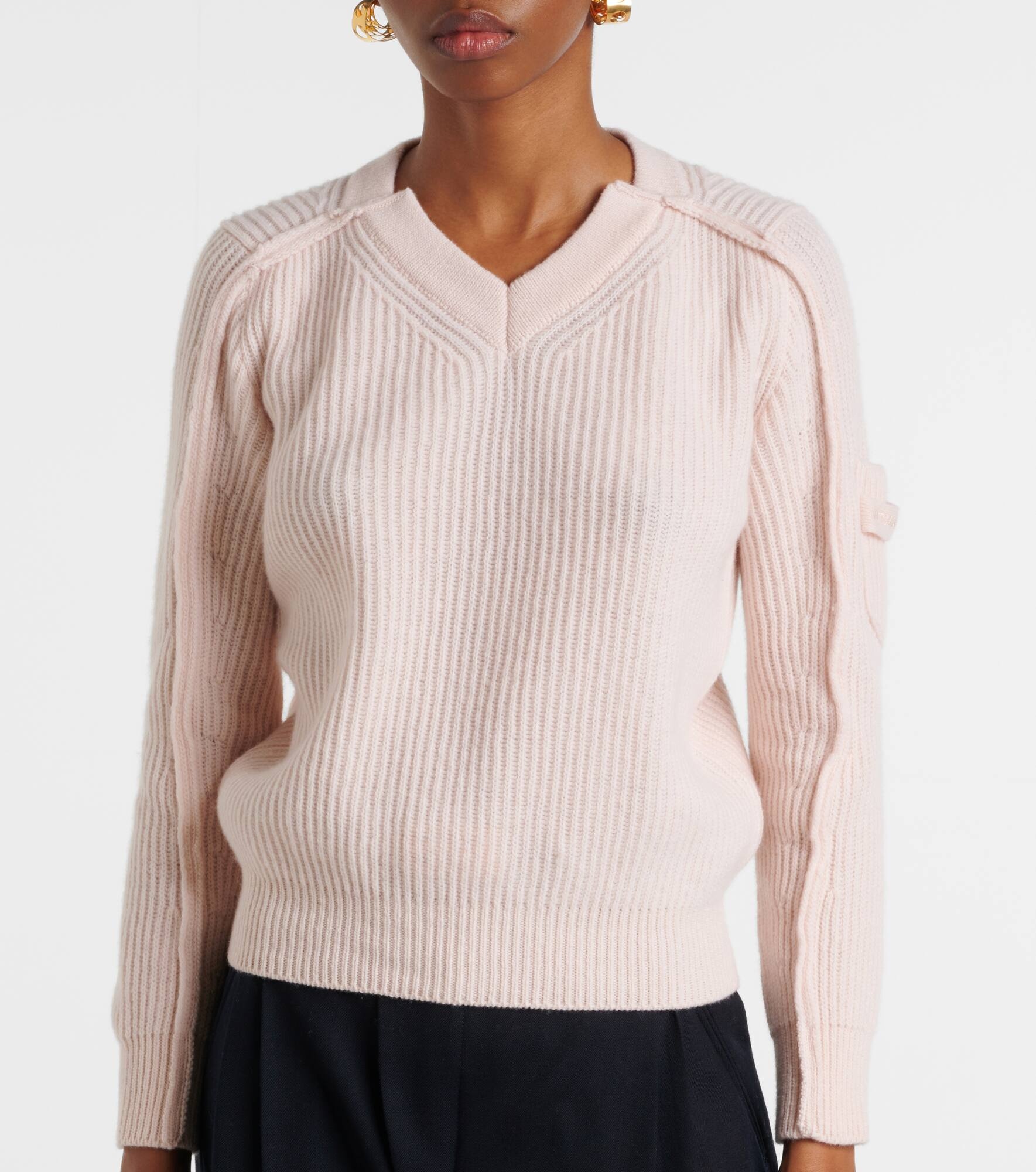 Wool and cashmere sweater - 5