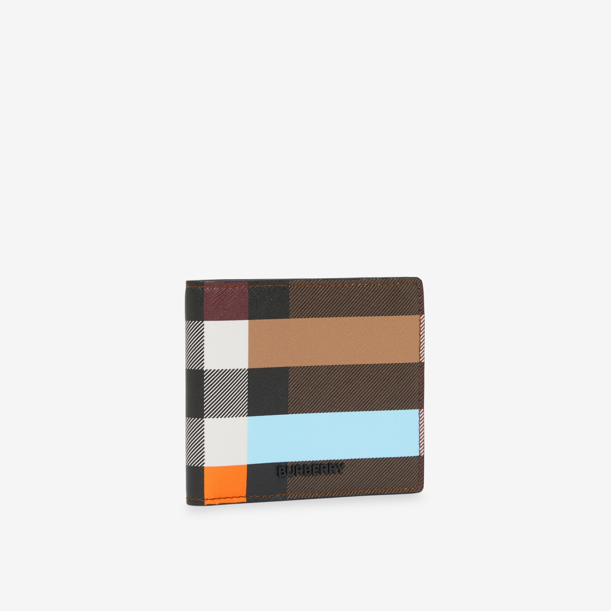 Colour Block Check Bifold Wallet - 5