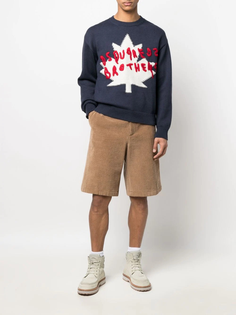 maple embroidered logo jumper - 2