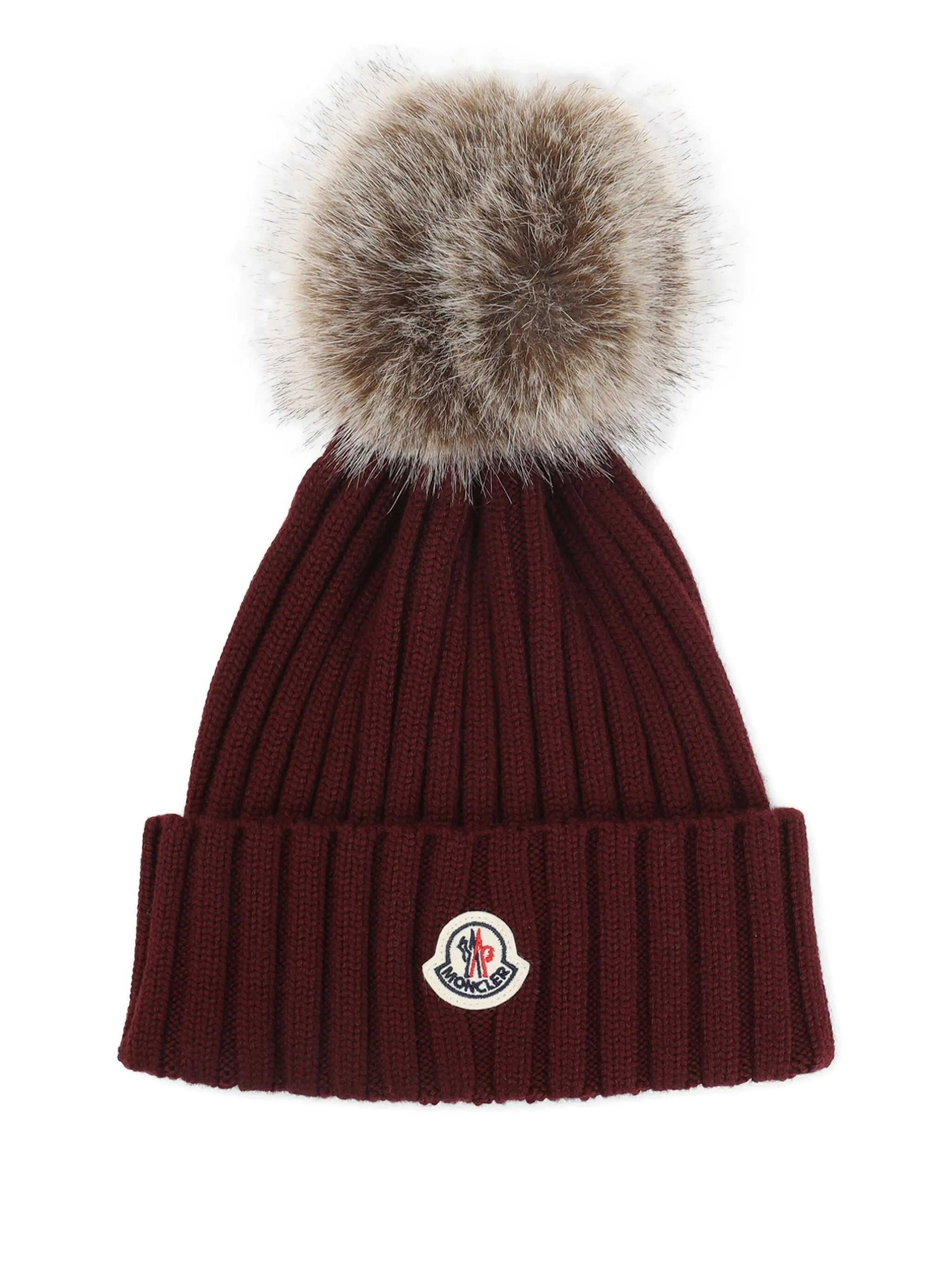 ribbed pompom-detail beanie - 4