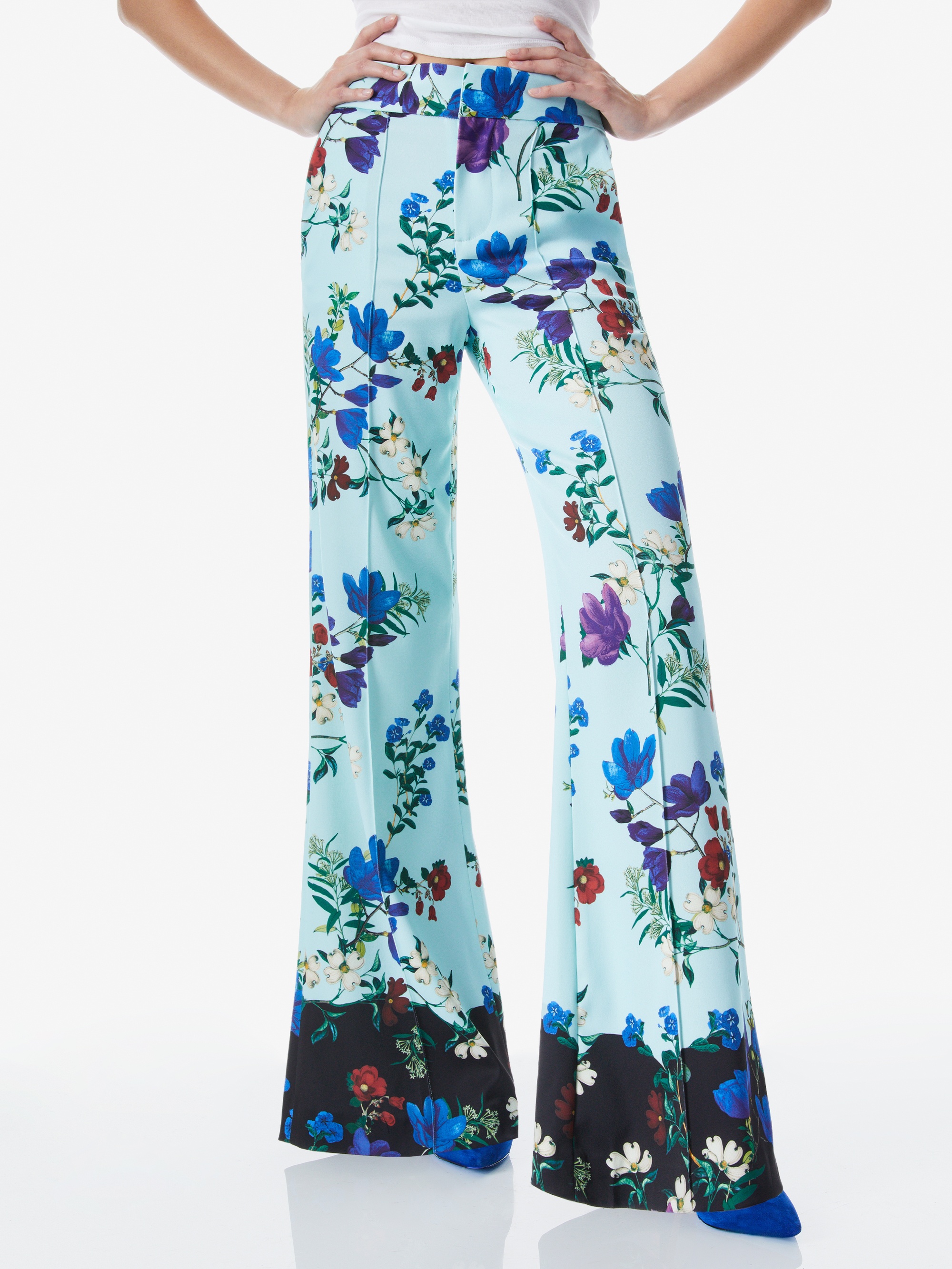 DYLAN HIGH WAISTED WIDE LEG PANT - 2