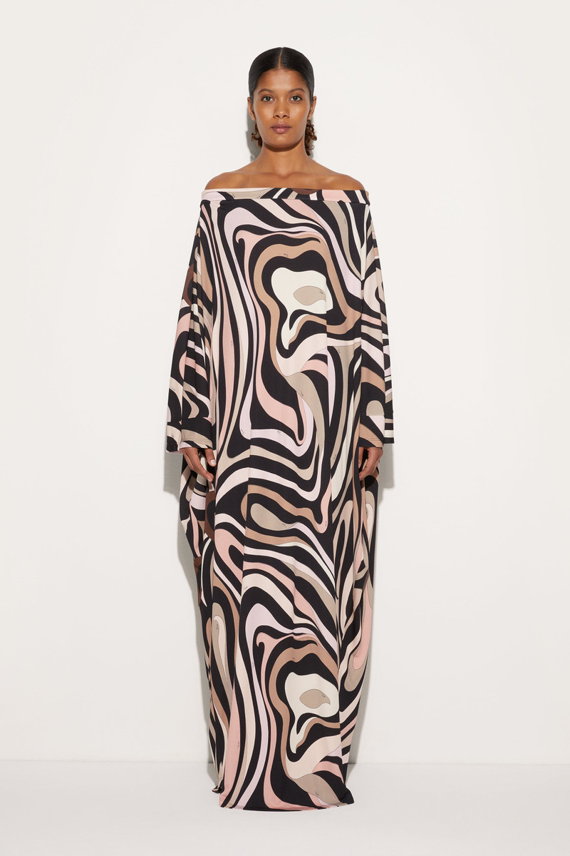 PUCCI MARMO BOAT NECK KAFTAN outlook