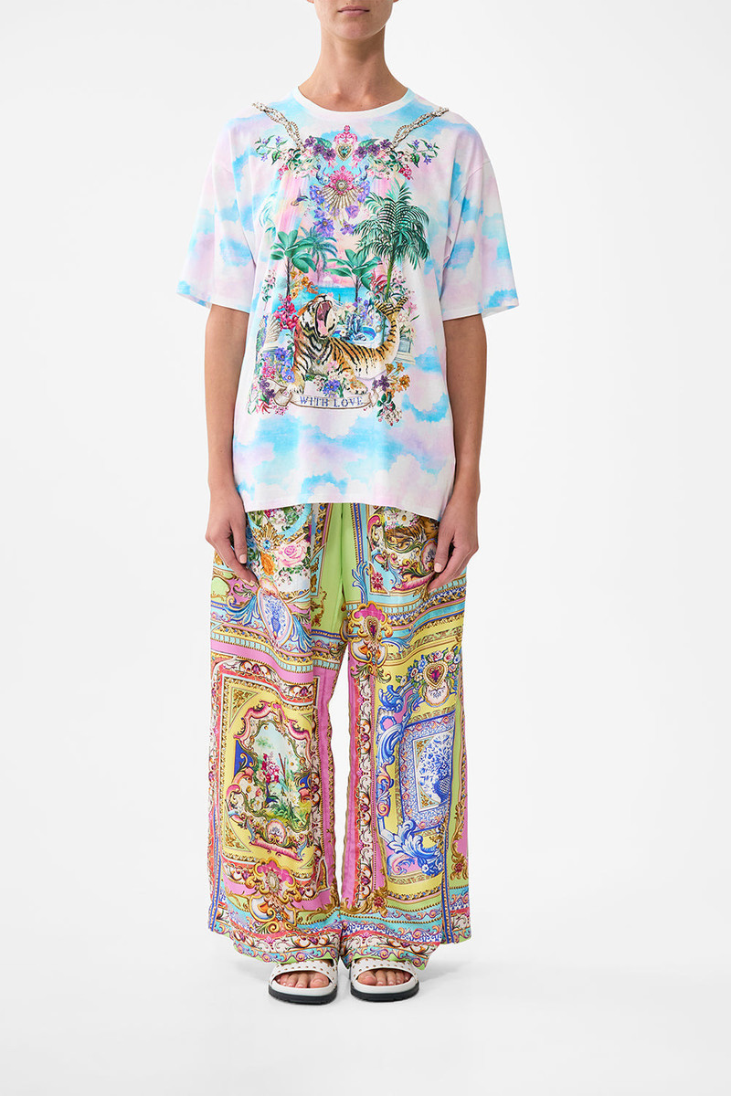 CAMILLA OVERSIZED BAND TEE - MULTI outlook