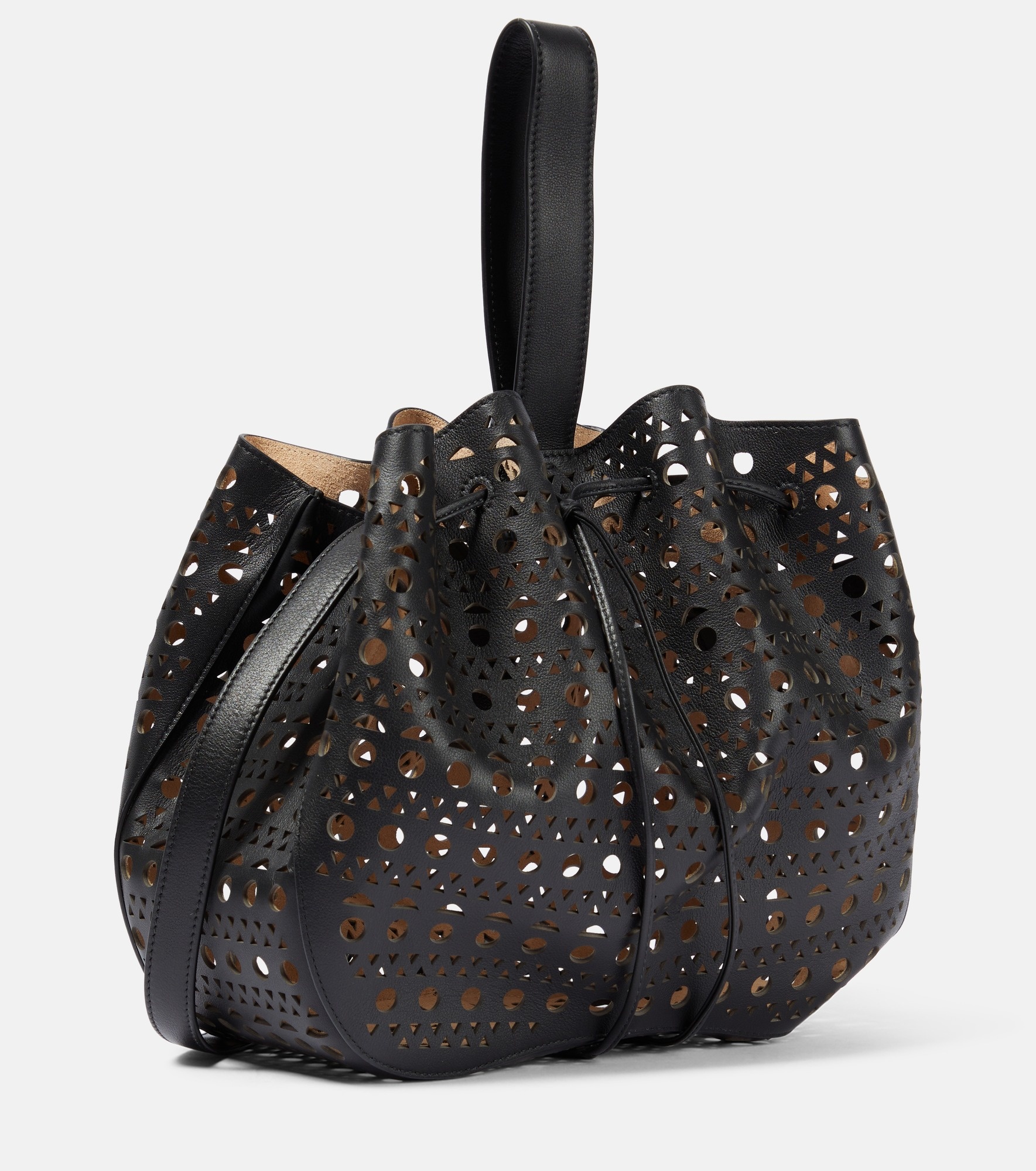 Alaïa Rose Marie 28 Vienne leather tote bag | mytheresa
