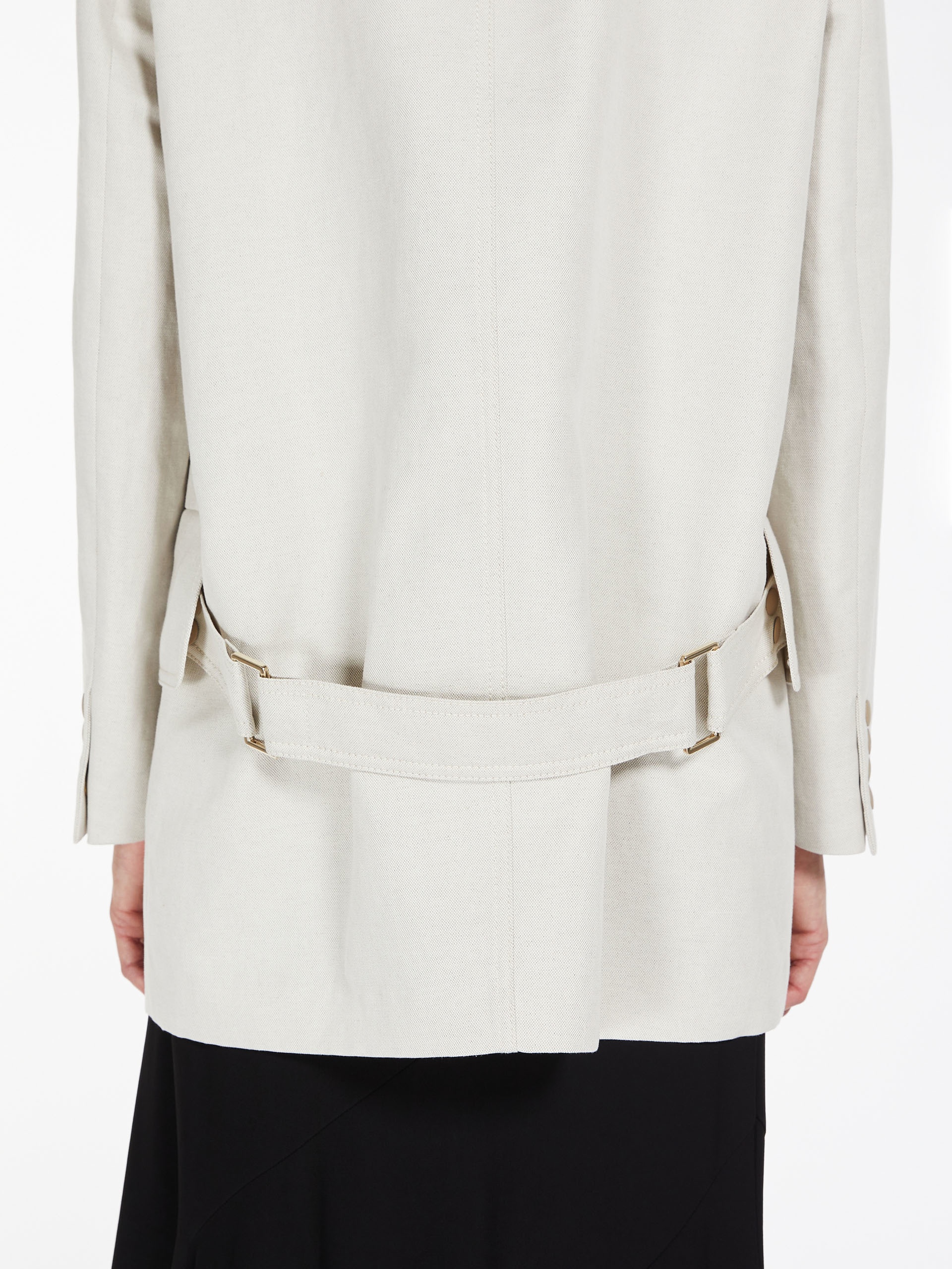 MOSA Linen and cotton canvas jacket - 5